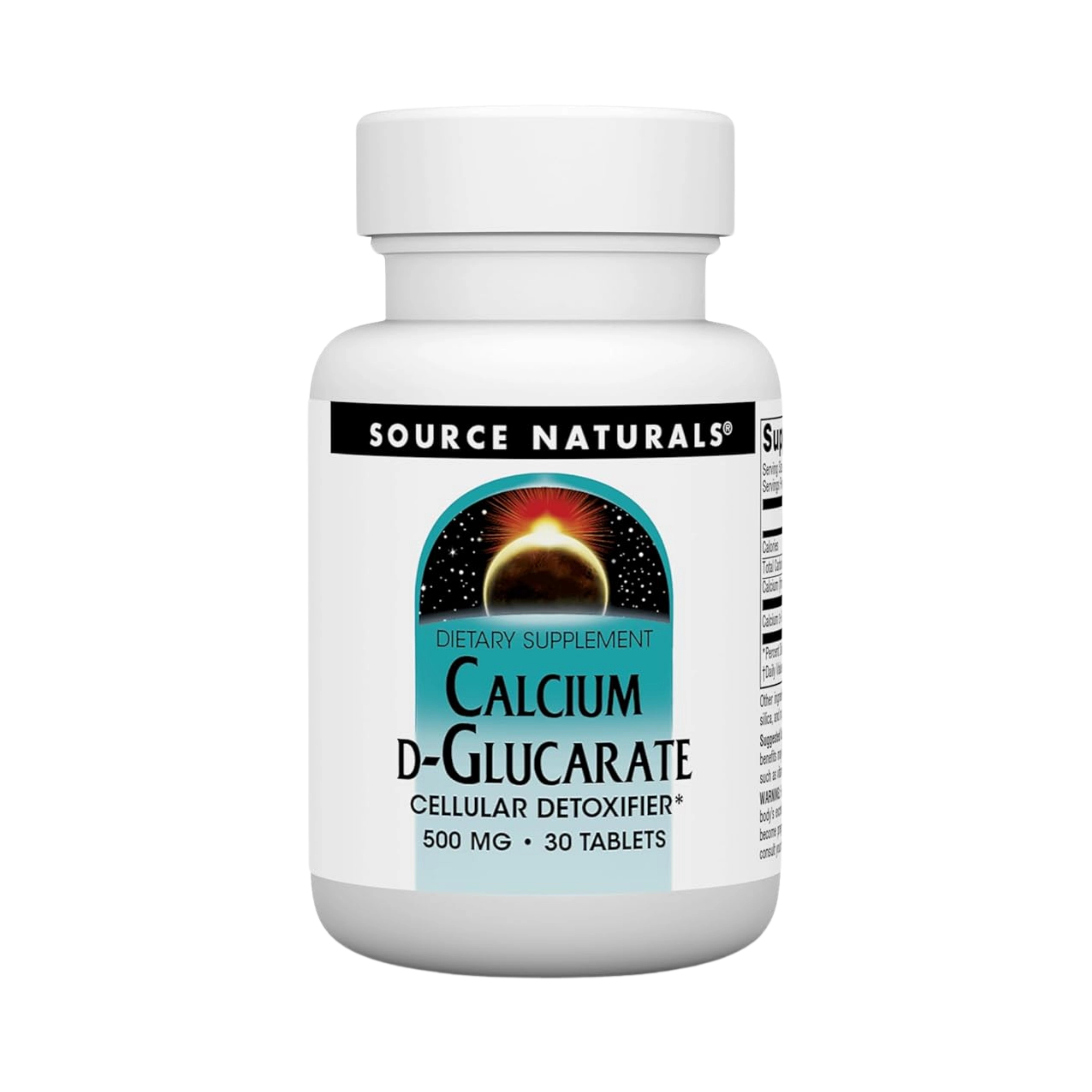 Source Naturals, Calcium D-Glucarate, 60 Tablets