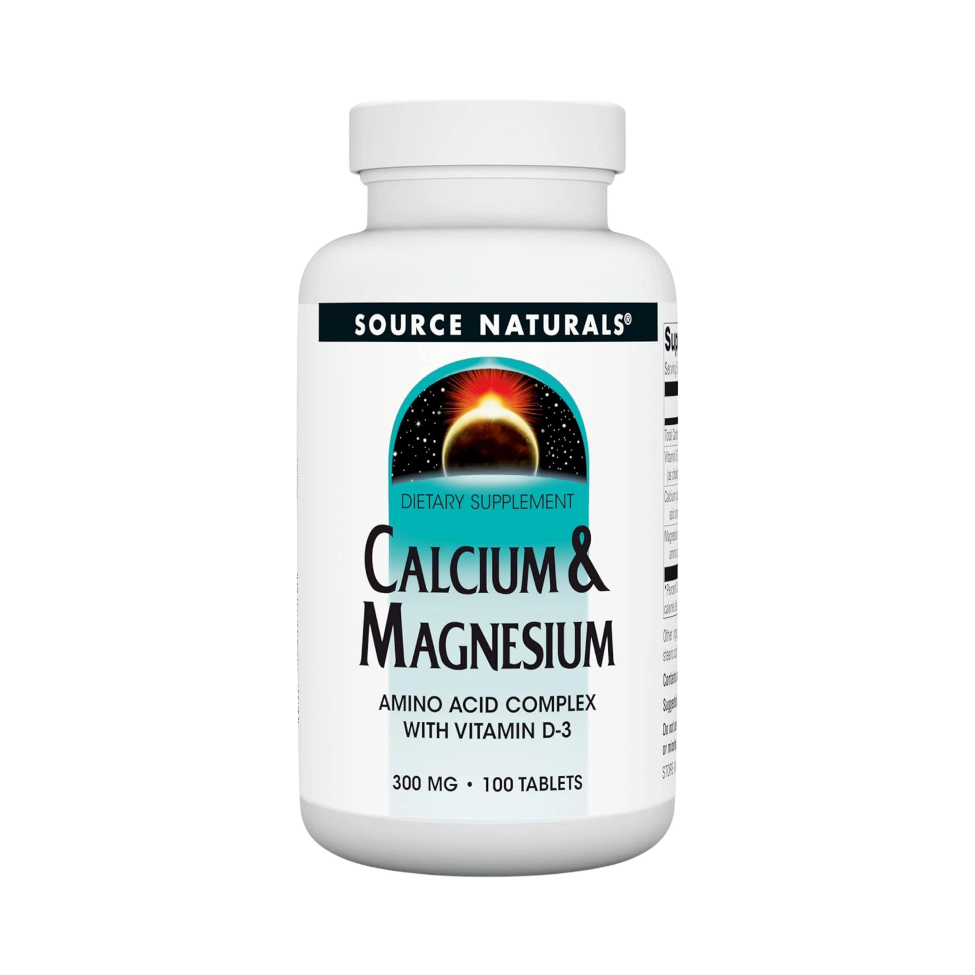 Source Naturals, Calcium &  Magnesium, 100 Tablets