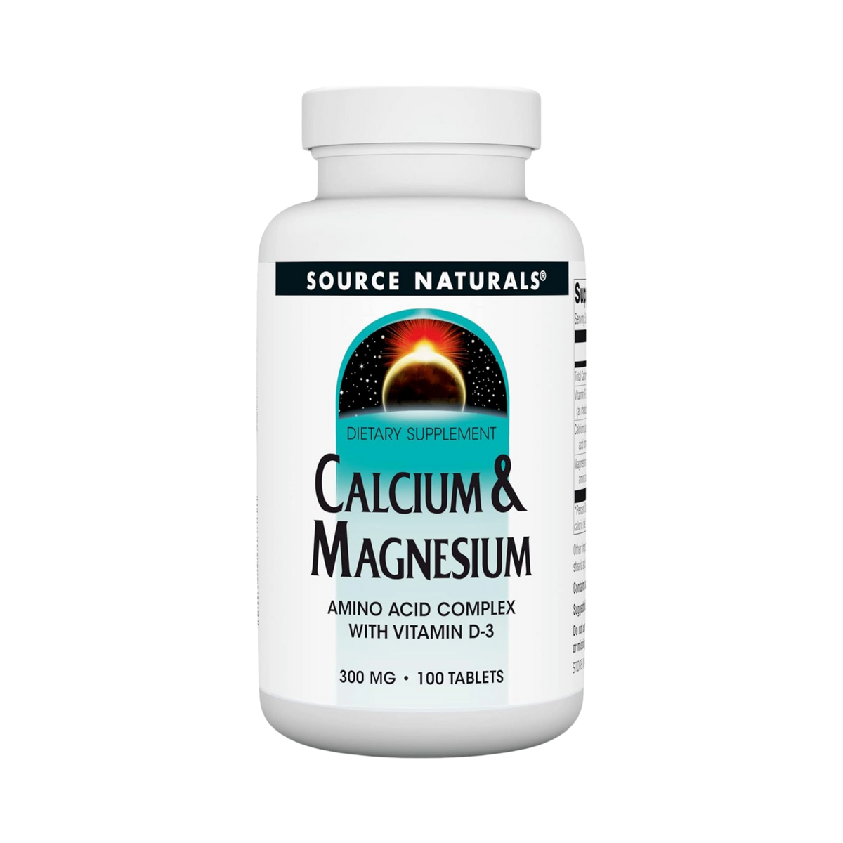 Source Naturals, Calcium &  Magnesium, 100 Tablets