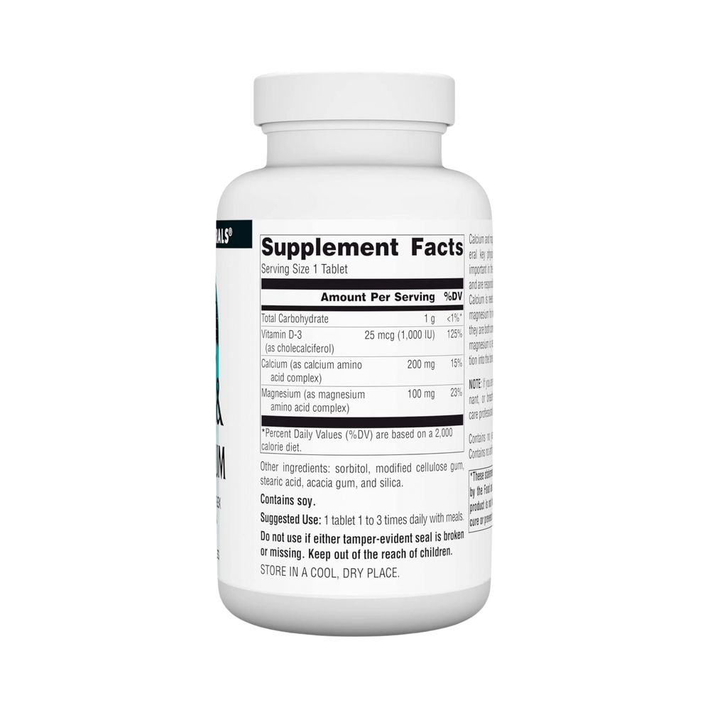 Source Naturals, Calcium &  Magnesium, 100 Tablets