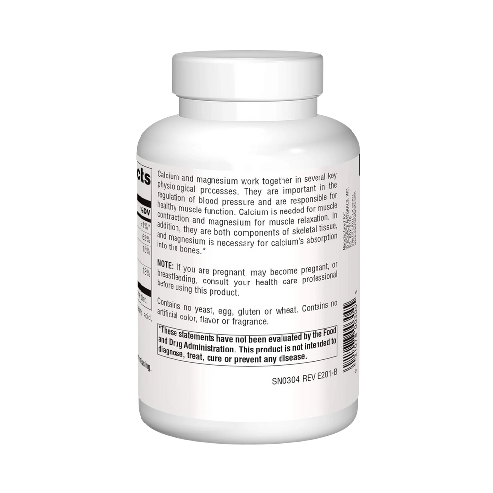 Source Naturals, Calcium &  Magnesium, 250 Tablets