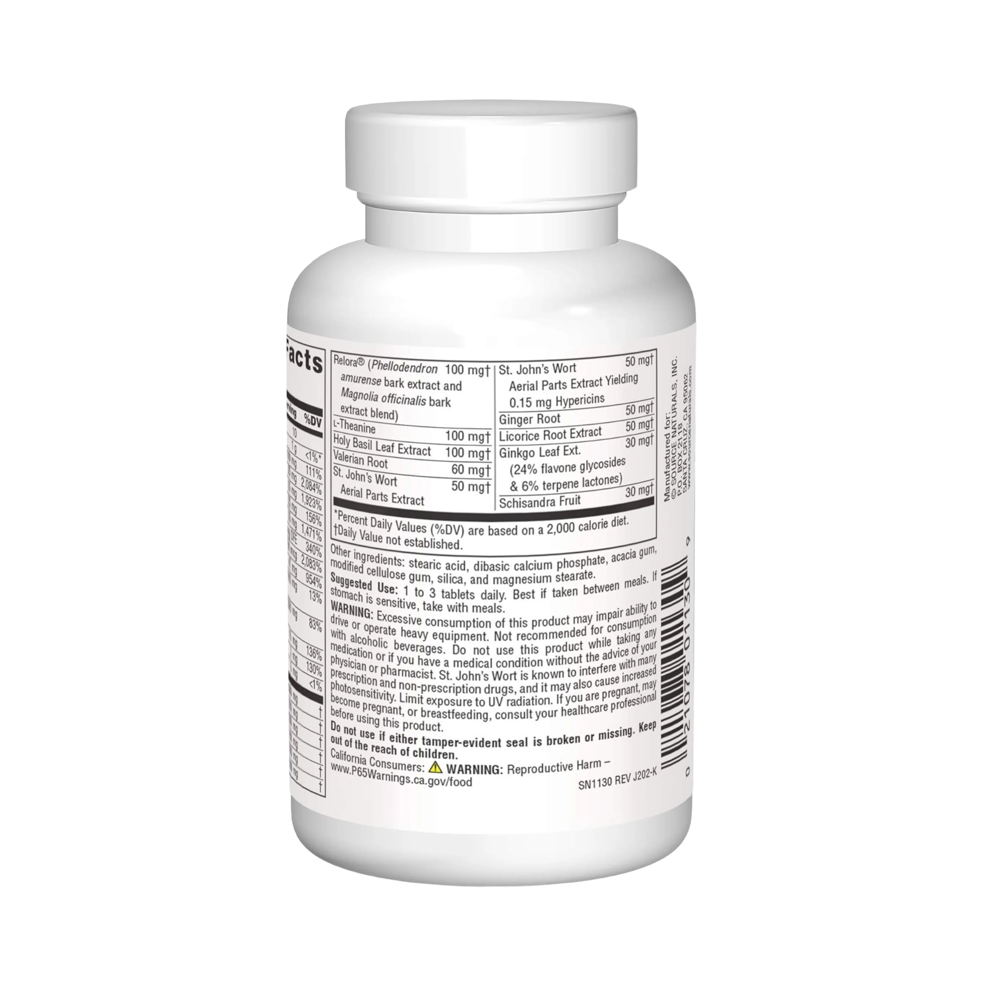 Source Naturals, Calm Thoughts, 45 Tablets