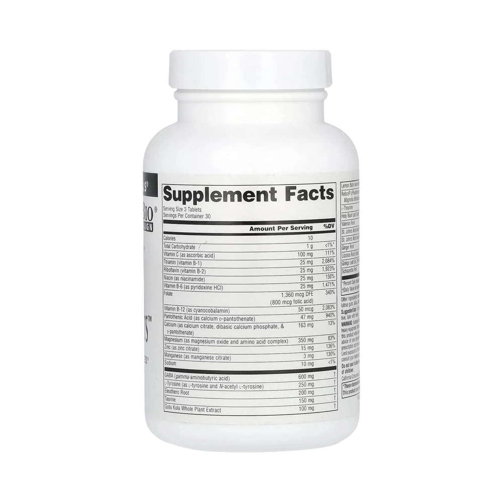 Source Naturals, Calm Thoughts, 90 Tablets