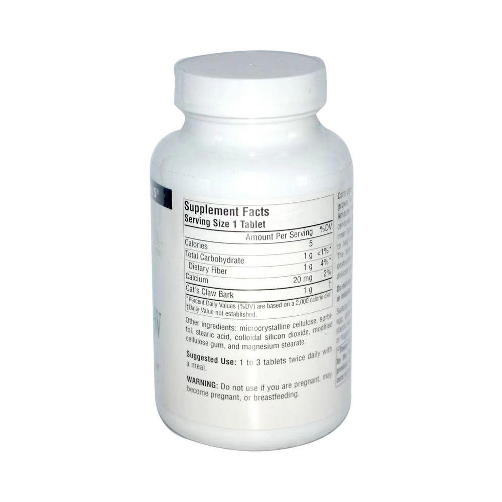 Source Naturals, Cat's Claw Bark Una de Gato, 1000mg, 30 Tablets