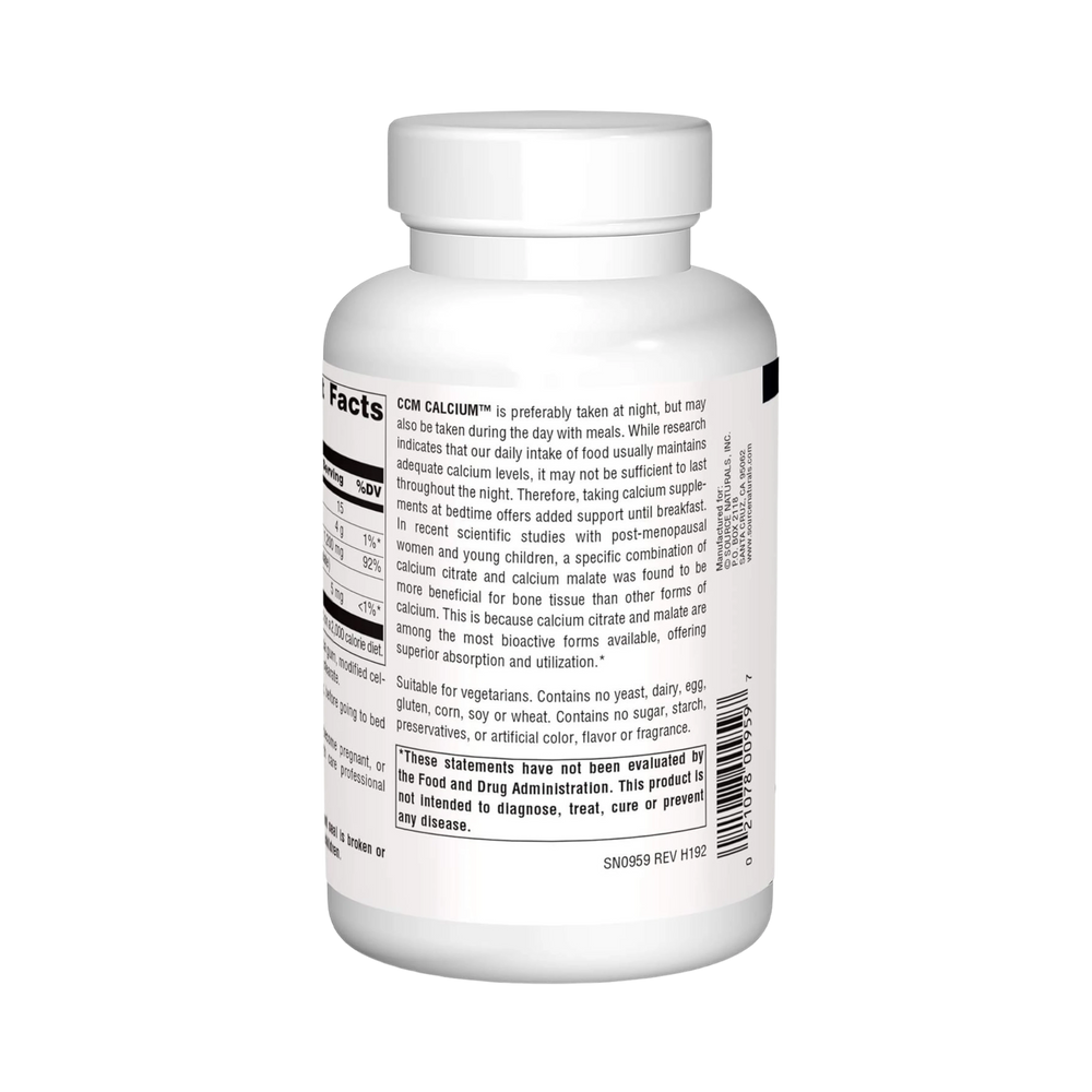 Source Naturals, CCM Calcium 300 Mg, 120 Tablets