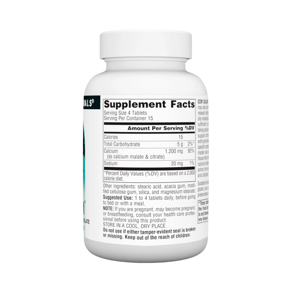 Source Naturals, CCM Calcium 300 Mg, 60 Tablets