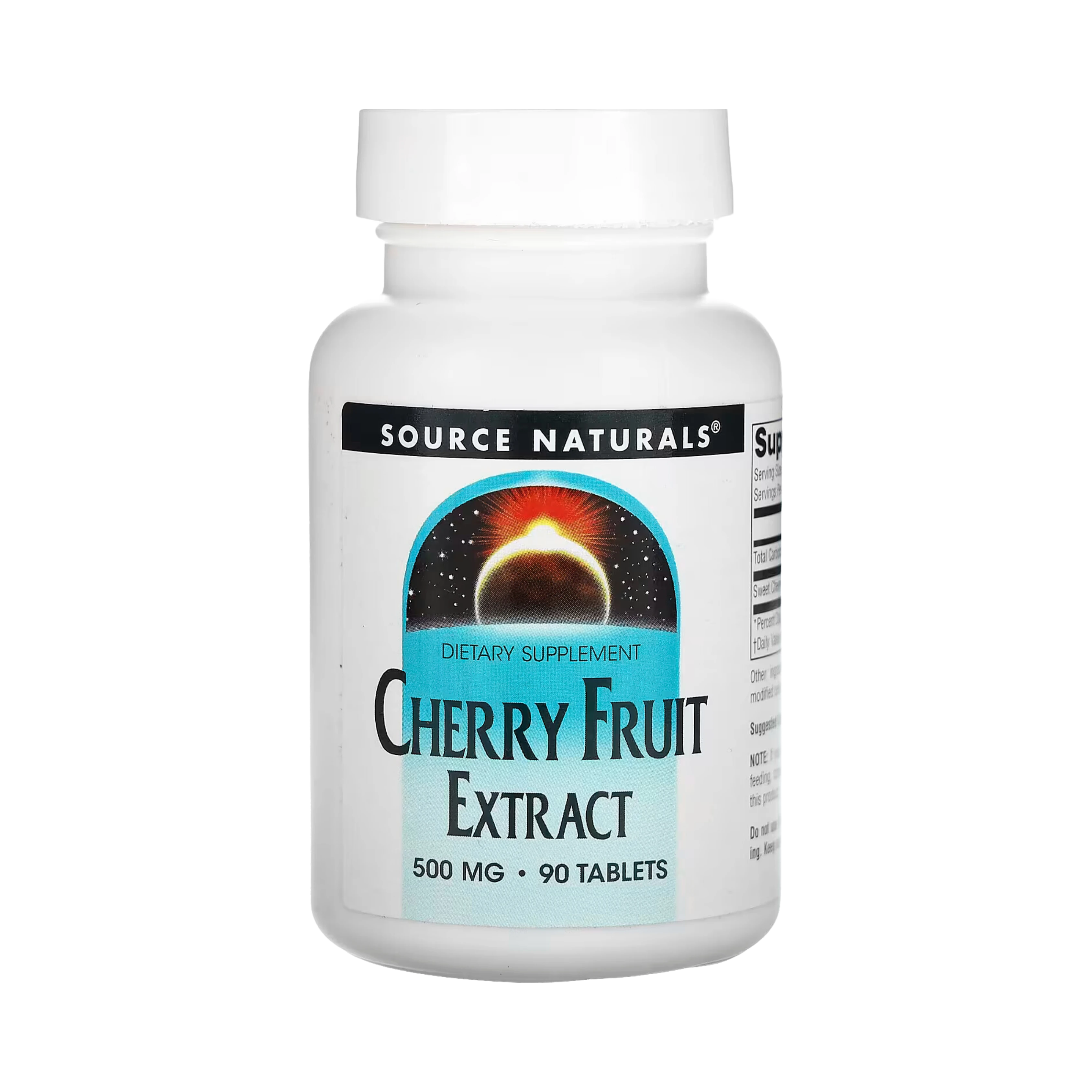 Source Naturals, Cherry Fruit Extract, 500mg, 90 Tablets