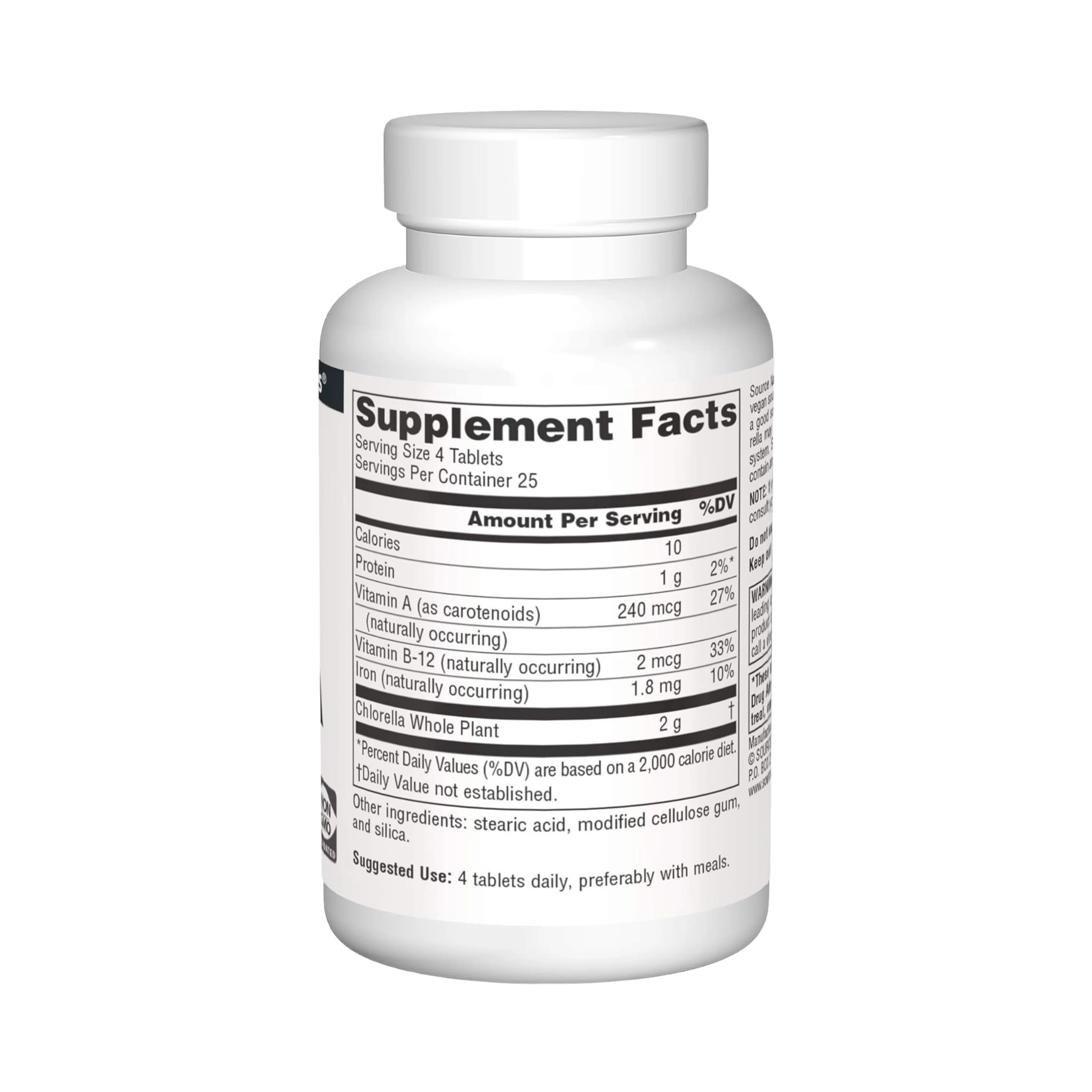 Source Naturals, Chlorella, 500 Mg, 100 Tablets