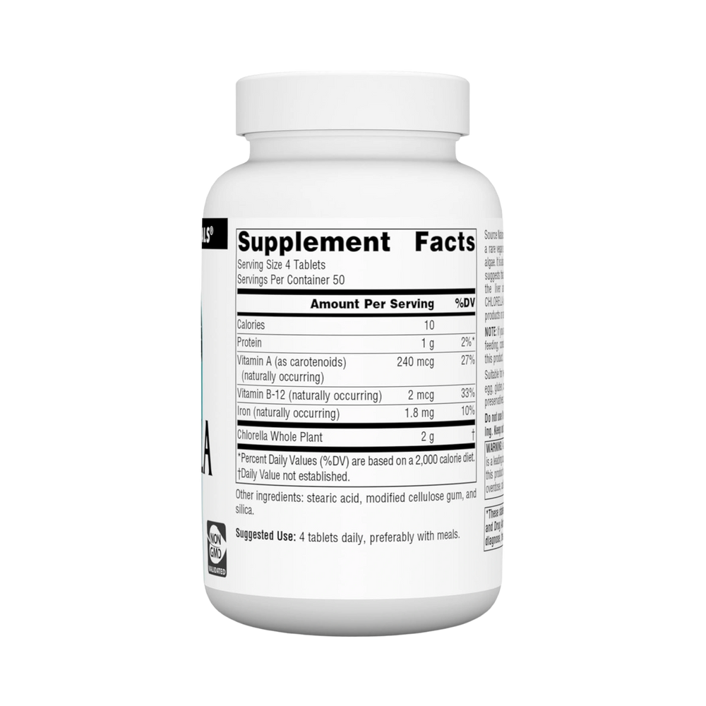 Source Naturals, Chlorella, 500 Mg, 200 Tablets