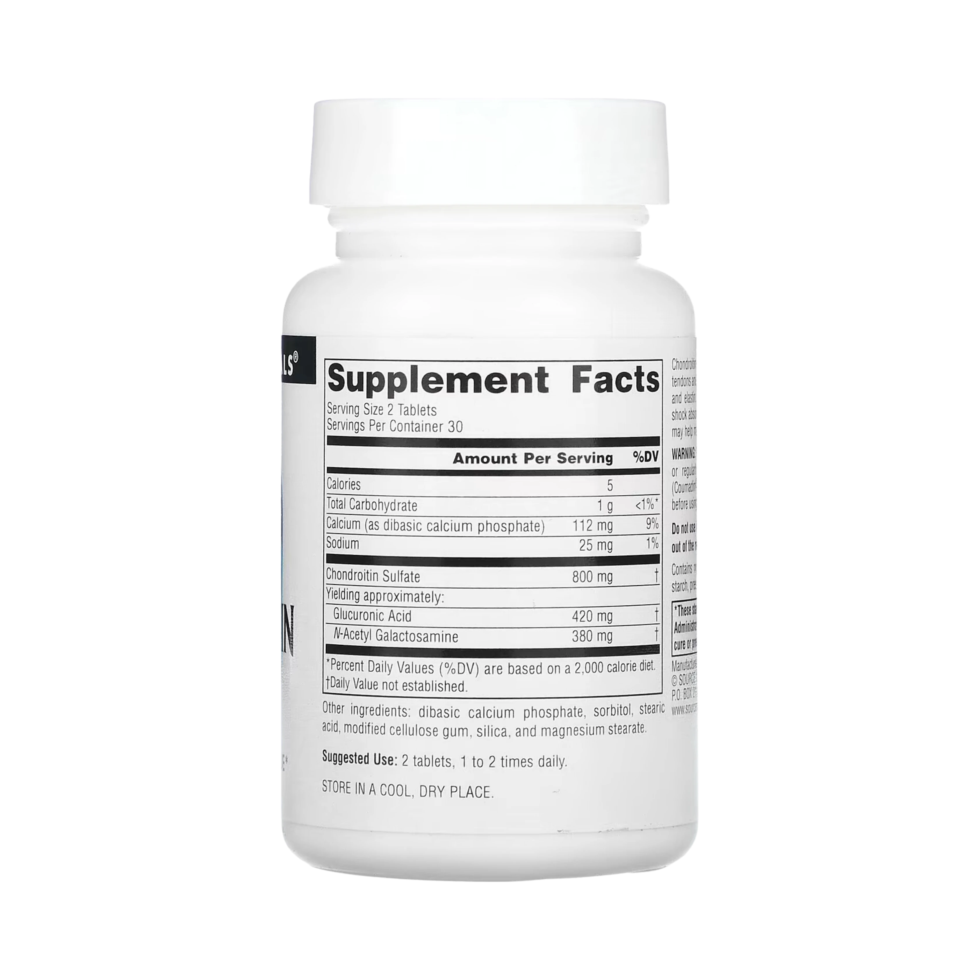 Source Naturals, Chondroitin Sulfate, 400 Mg, 30 Capsules