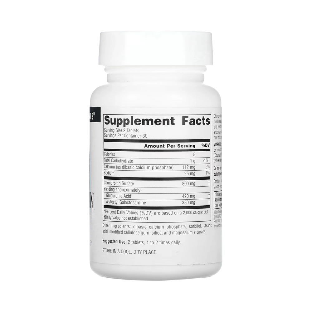 Source Naturals, Chondroitin Sulfate, 400 Mg, 30 Capsules