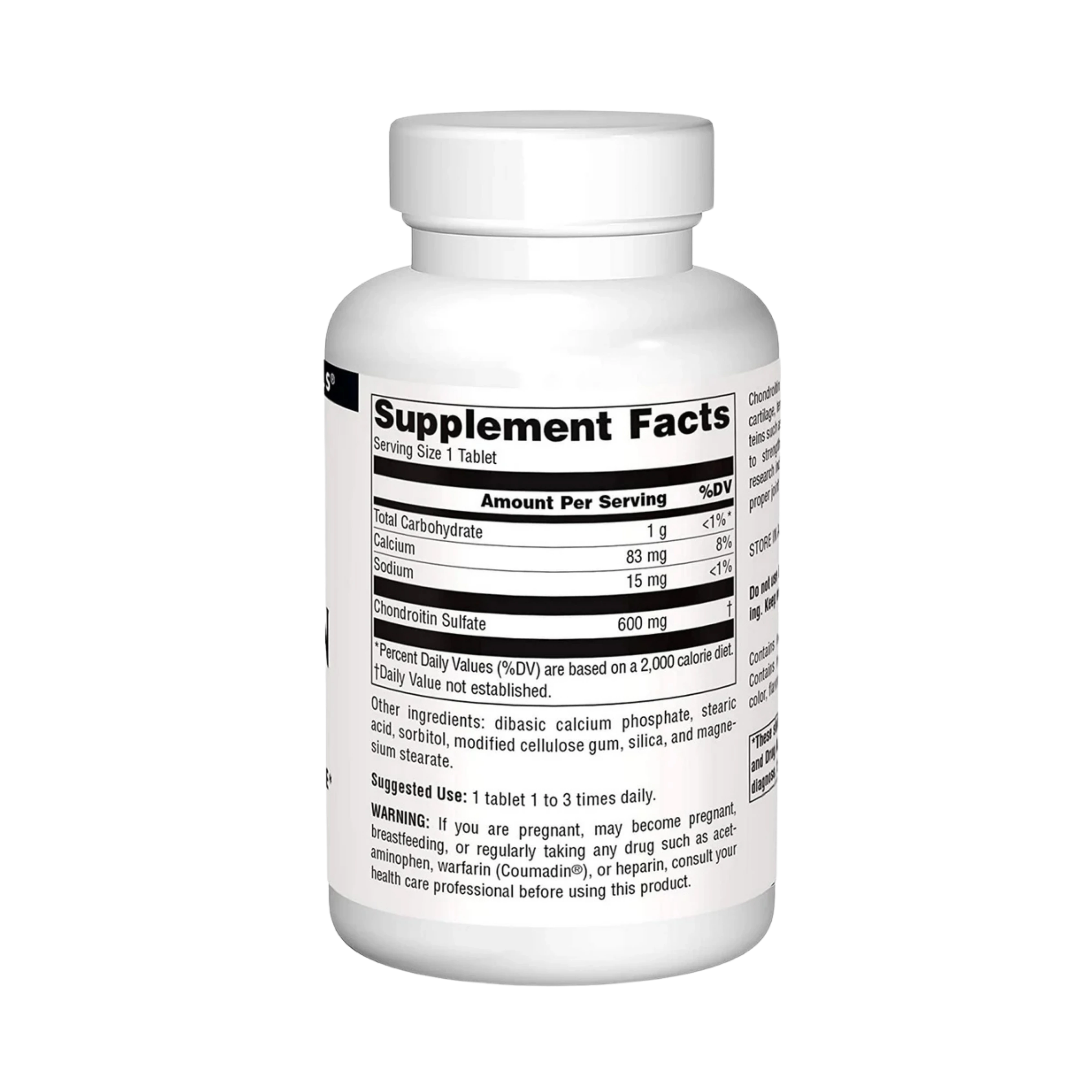 Source Naturals, Chondroitin Sulfate, 600 Mg, 120 Capsules