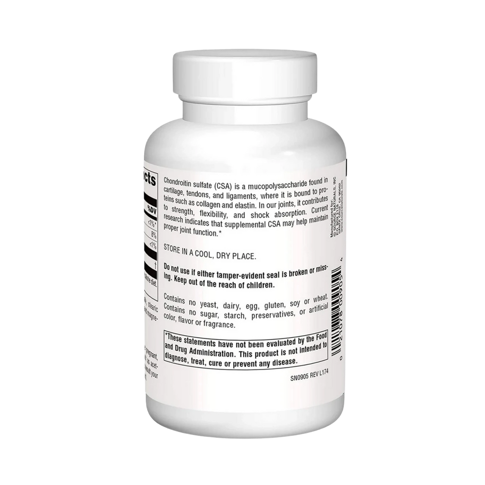 Source Naturals, Chondroitin Sulfate, 600 Mg, 120 Capsules