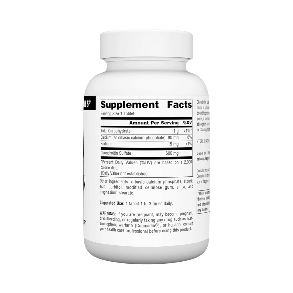 Source Naturals, Chondroitin Sulfate, 600 Mg, 60 Capsules