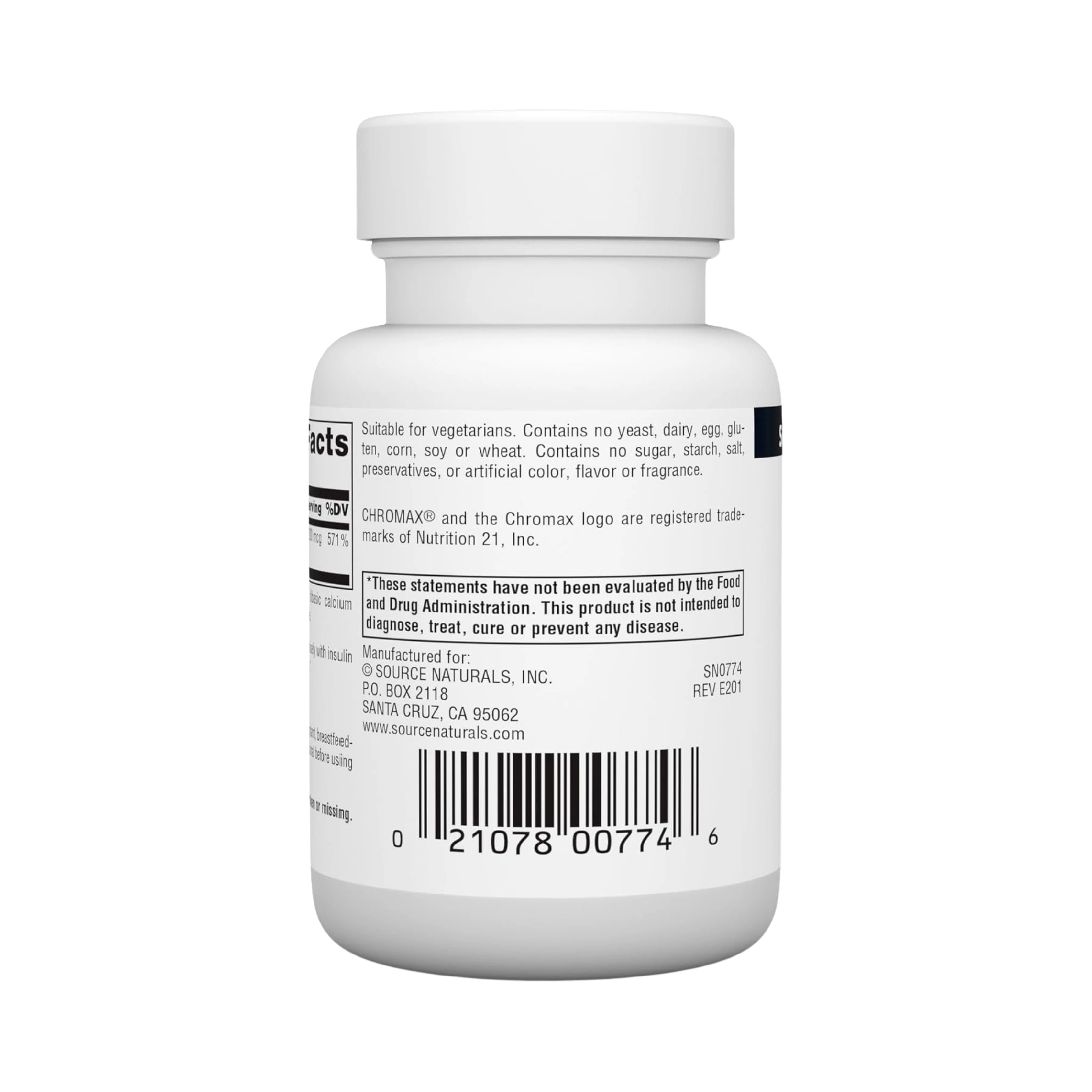 Source Naturals, Chromium Picolinate, 200 Mcg, 120 Tablets