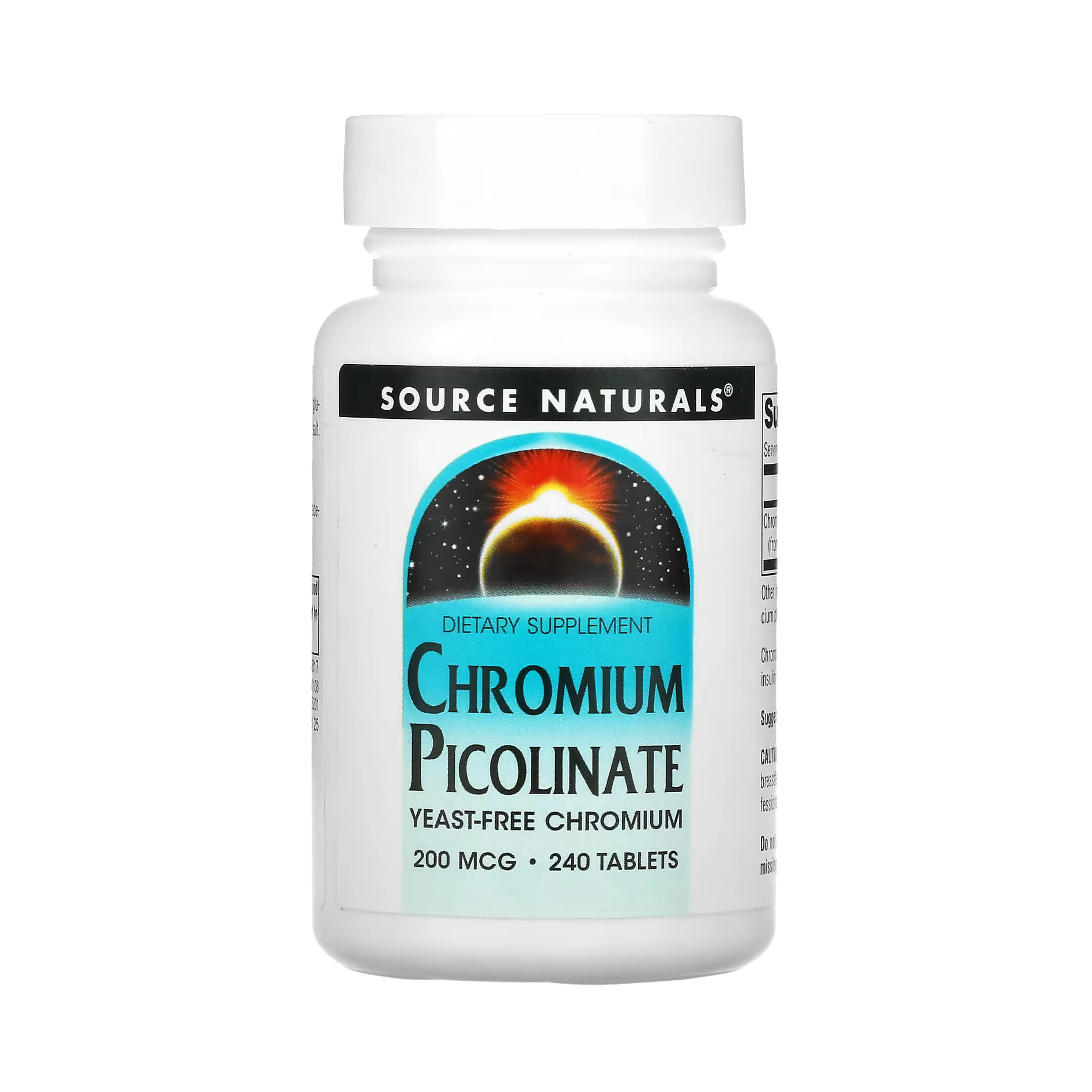 Source Naturals, Chromium Picolinate, 200 Mcg, 240 Tablets