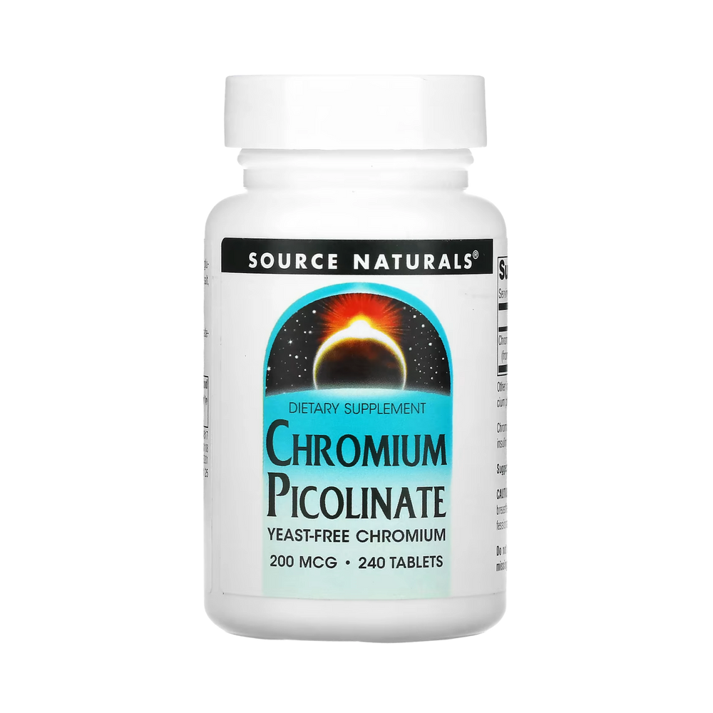 Source Naturals, Chromium Picolinate, 200 Mcg, 240 Tablets