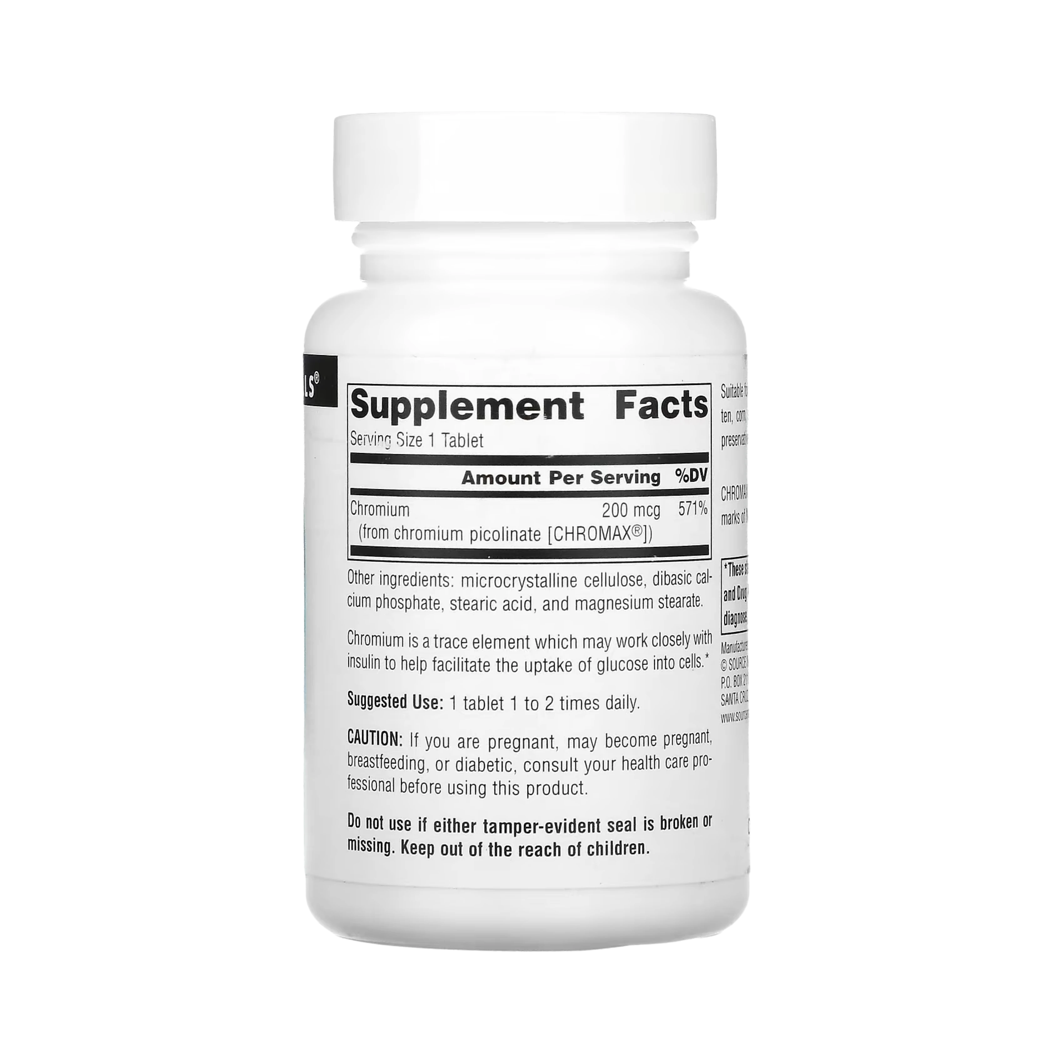 Source Naturals, Chromium Picolinate, 200 Mcg, 240 Tablets