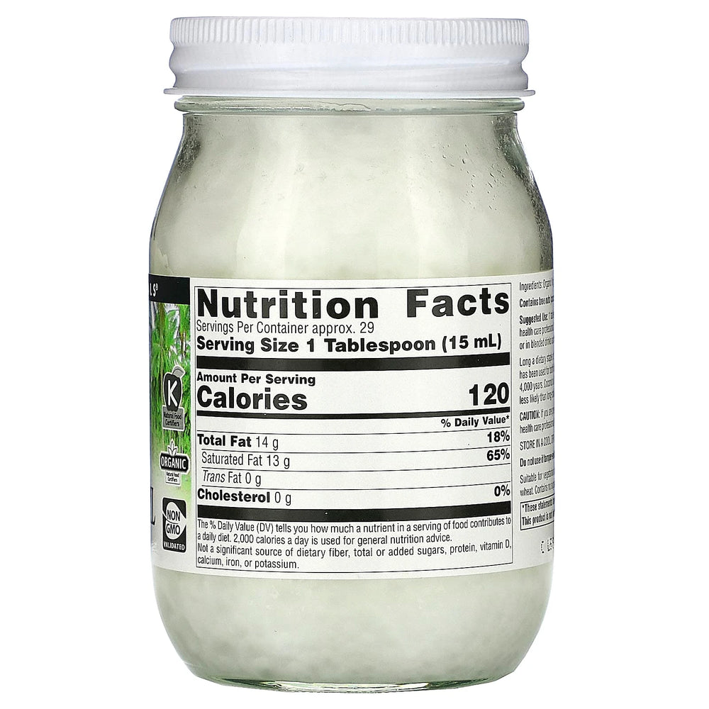 Source Naturals, Coconut Oil, Extra Virgin, 15 Fl Oz
