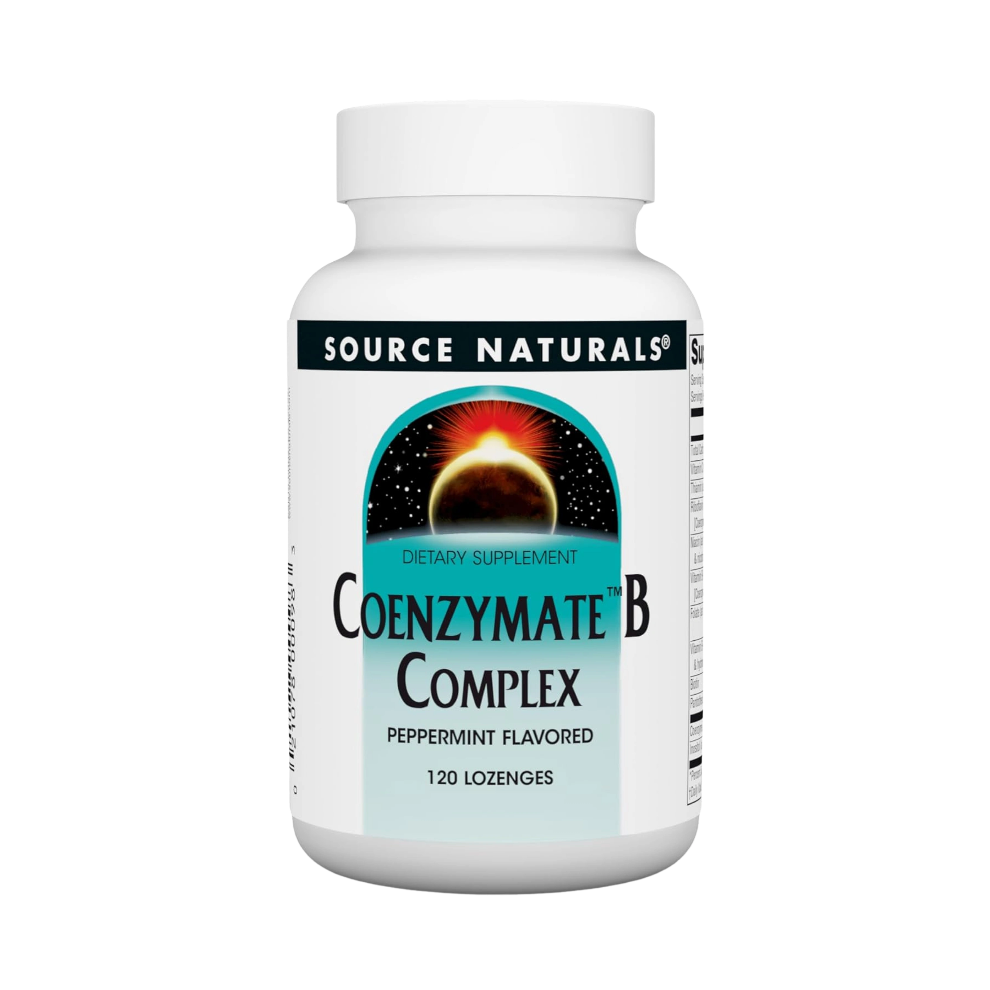 Source Naturals, Coenzymate B Complex, 120 Peppermint Lozenge