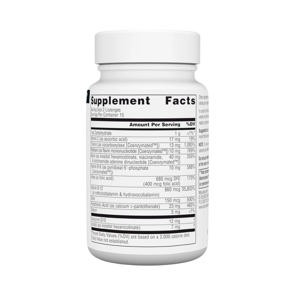 Source Naturals, Coenzymate B Complex, 30 Orange Lozenge