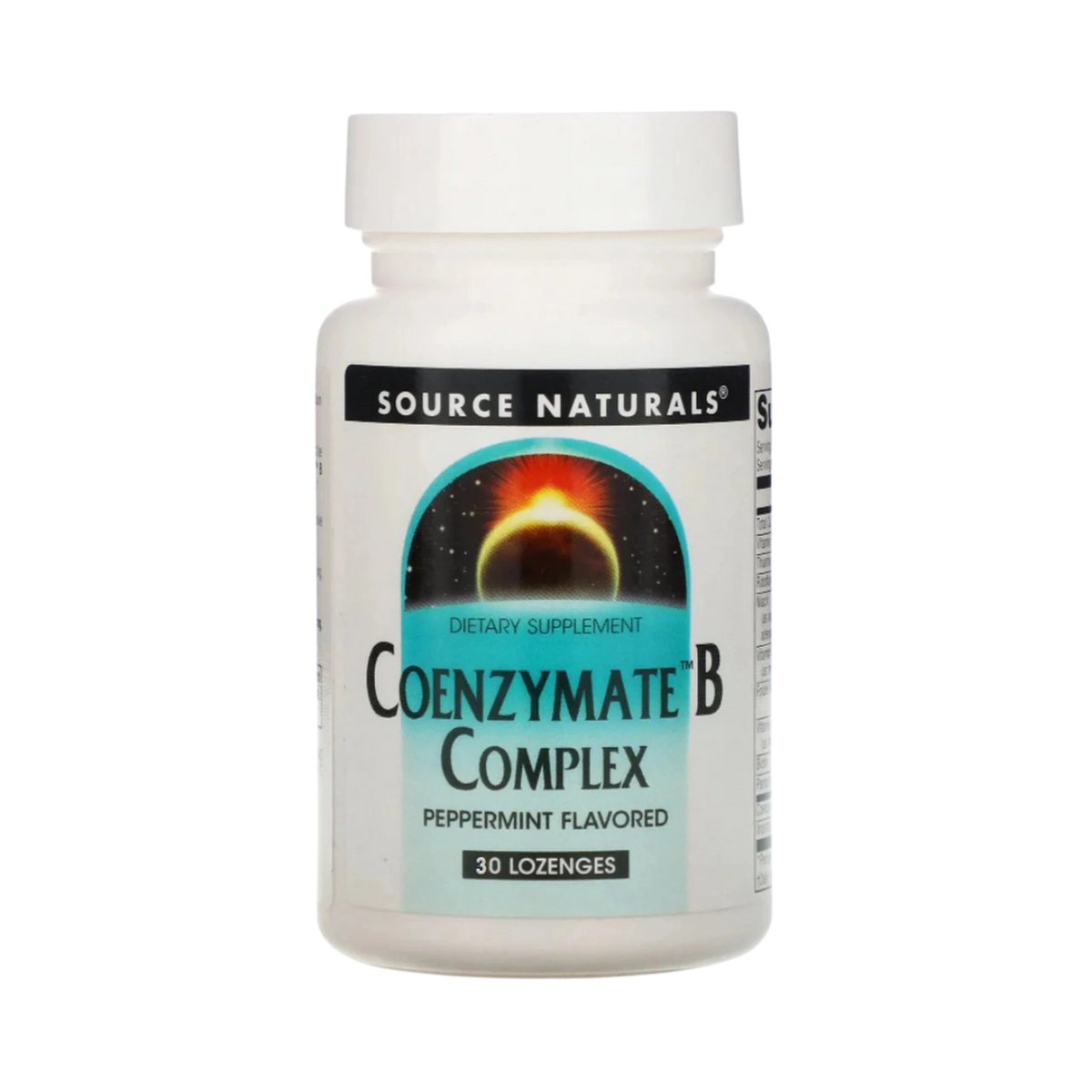 Source Naturals, Coenzymate B Complex, 30 Peppermint Lozenge