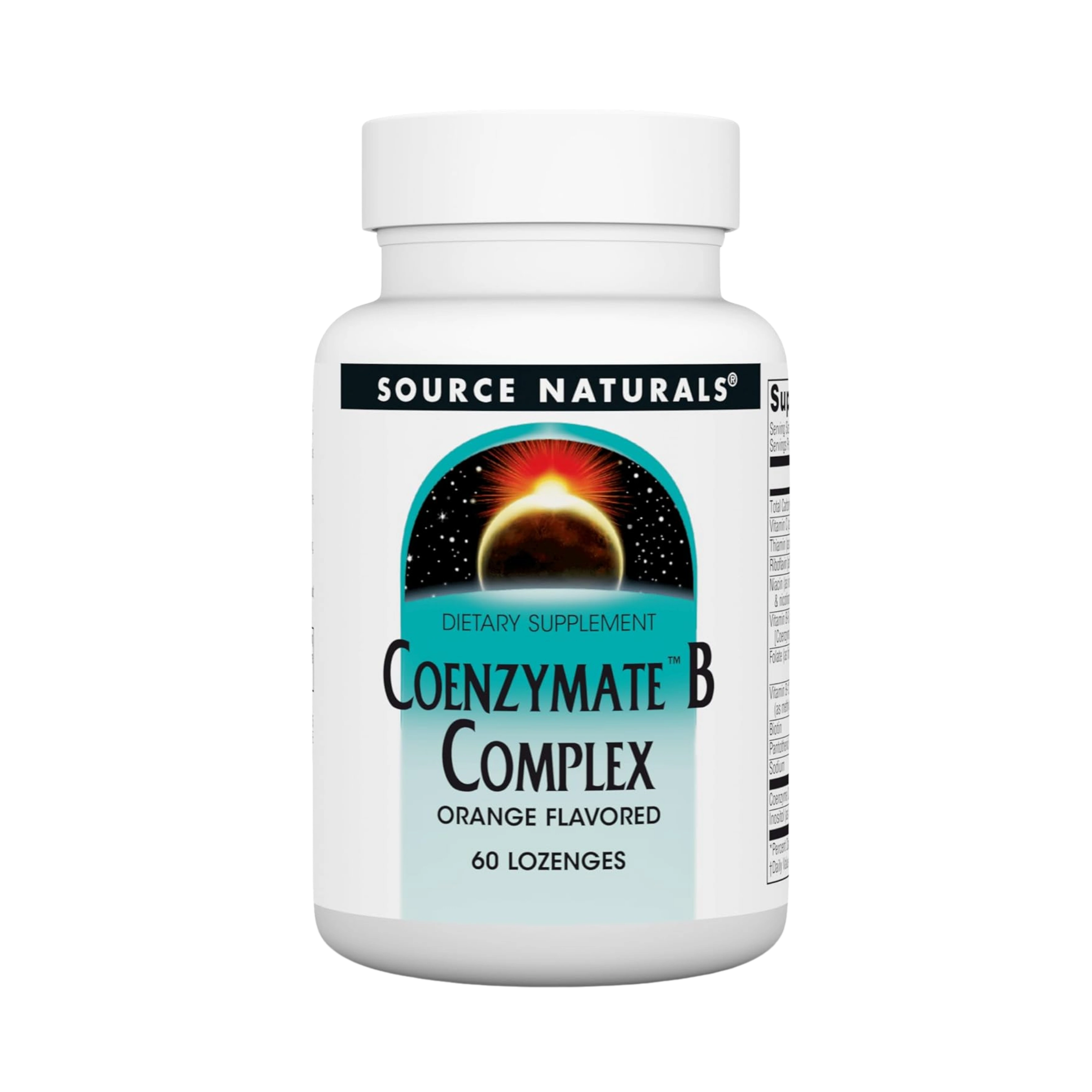 Source Naturals, Coenzymate B Complex, 60 Orange Lozenge