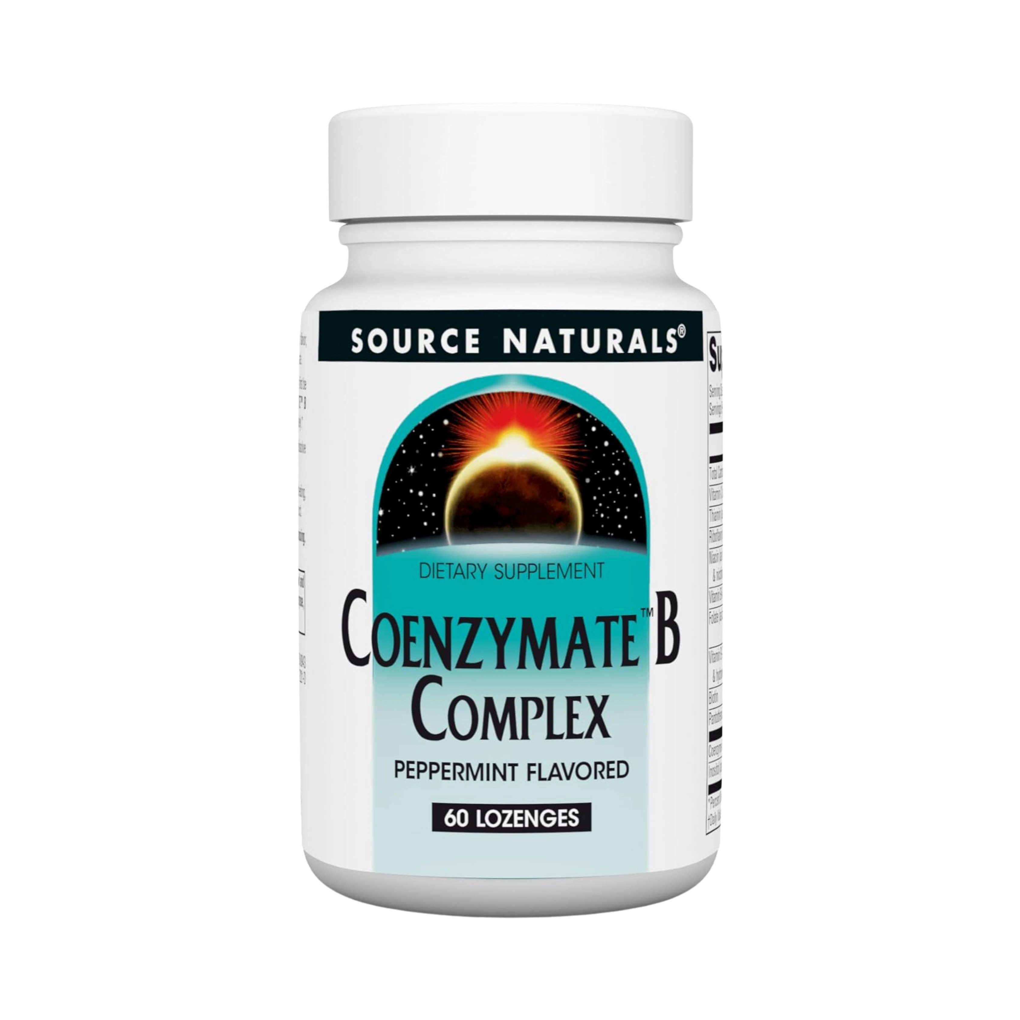 Source Naturals, Coenzymate B Complex, 60 Peppermint Lozenge