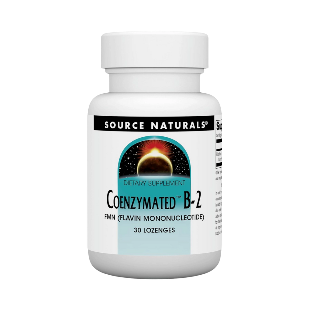 Source Naturals, Coenzymated, B-2, 25 Mg, 30 Lozenge