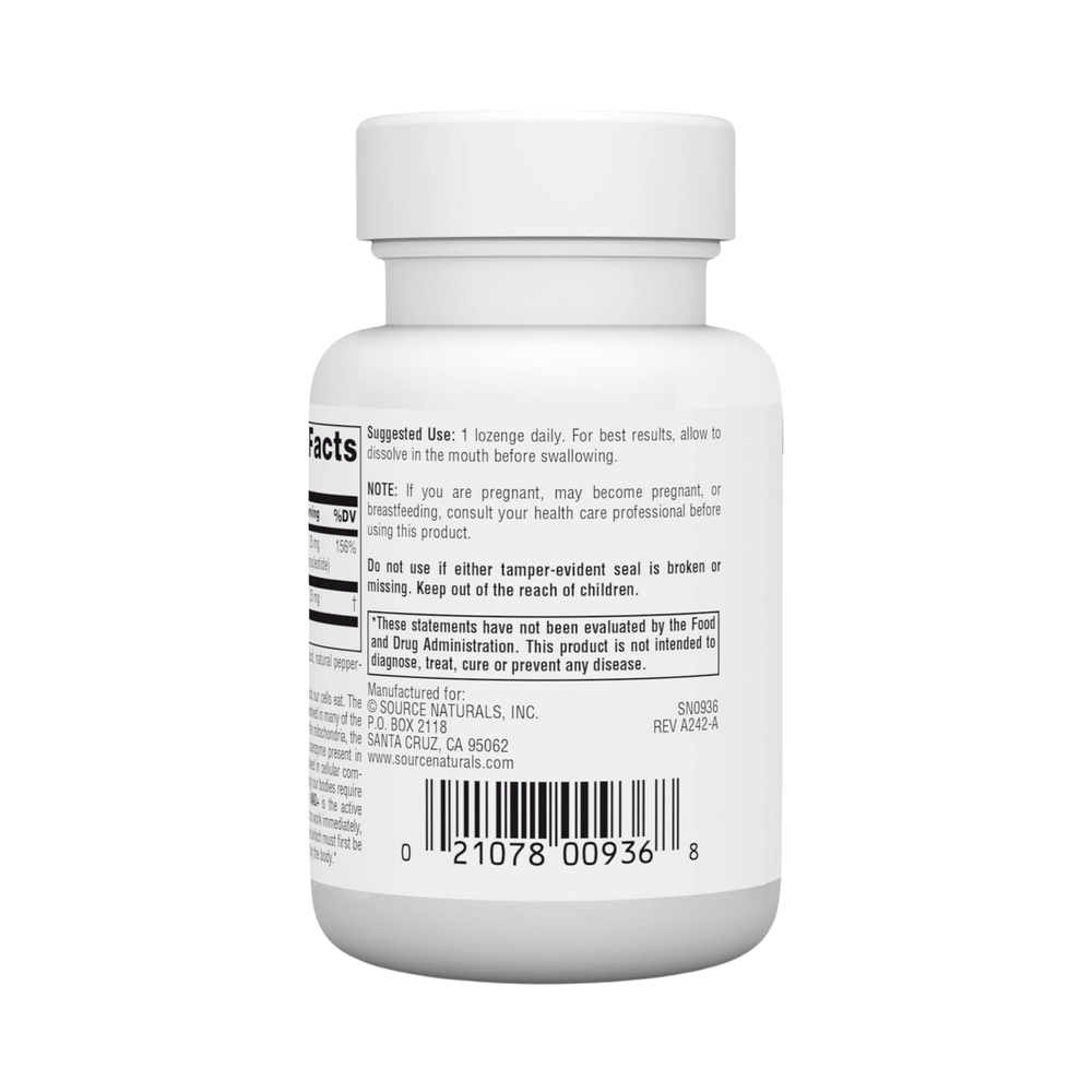 Source Naturals, Coenzymated, B-3, 25 Mg, 30 Peppermint Lozenge