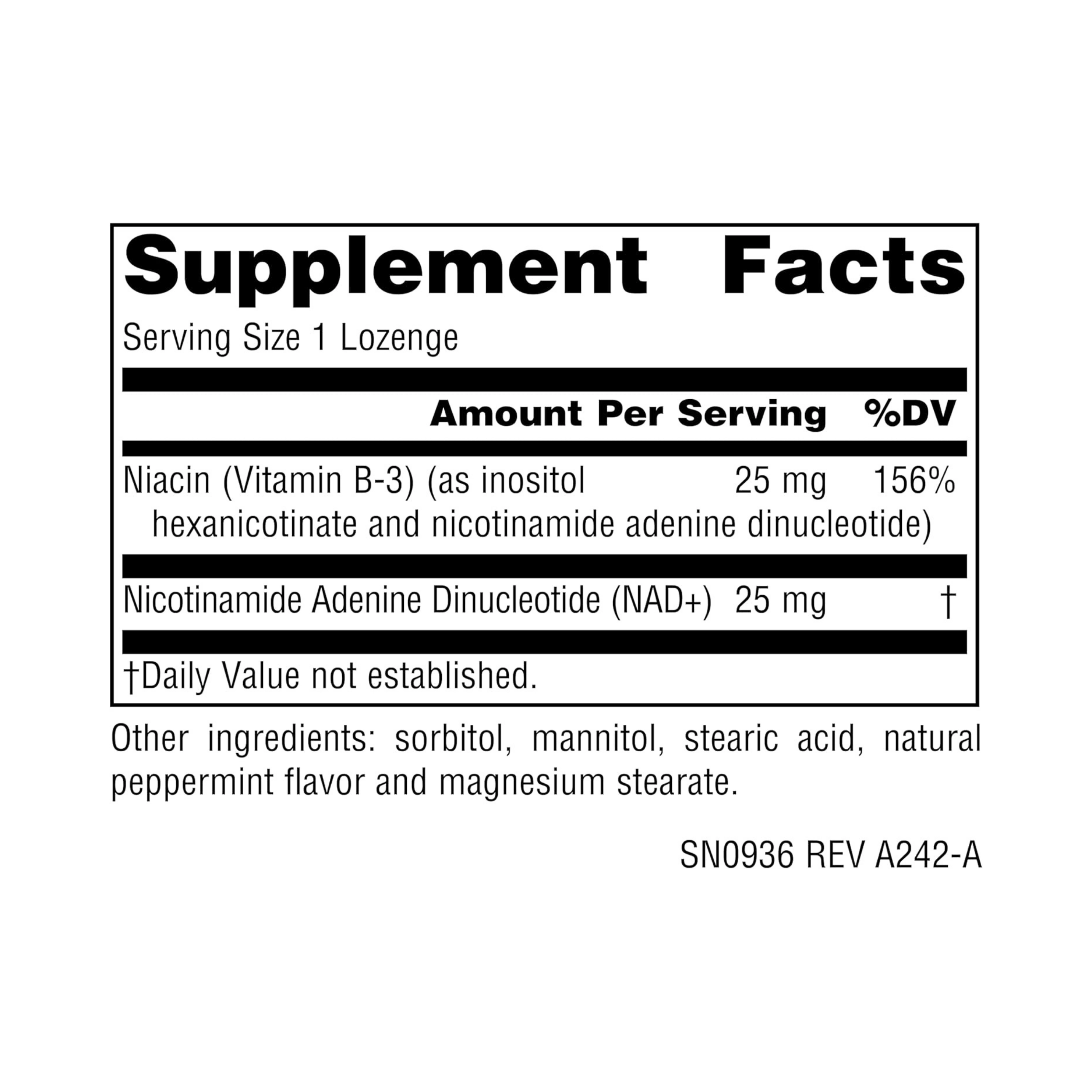 Source Naturals, Coenzymated, B-3, 25 Mg, 30 Peppermint Lozenge