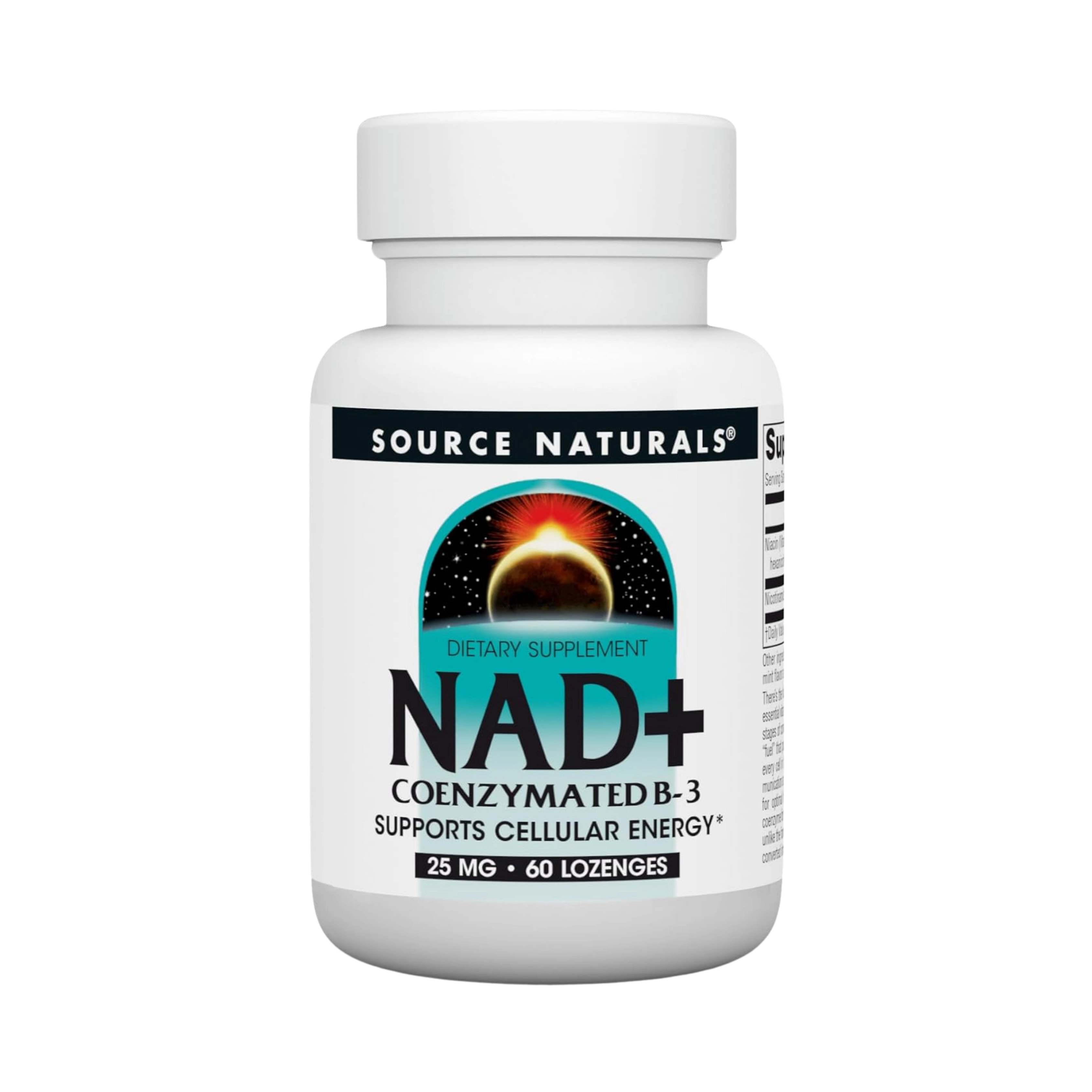 Source Naturals, Coenzymated, B-3, 25 Mg, 60 Peppermint Lozenge