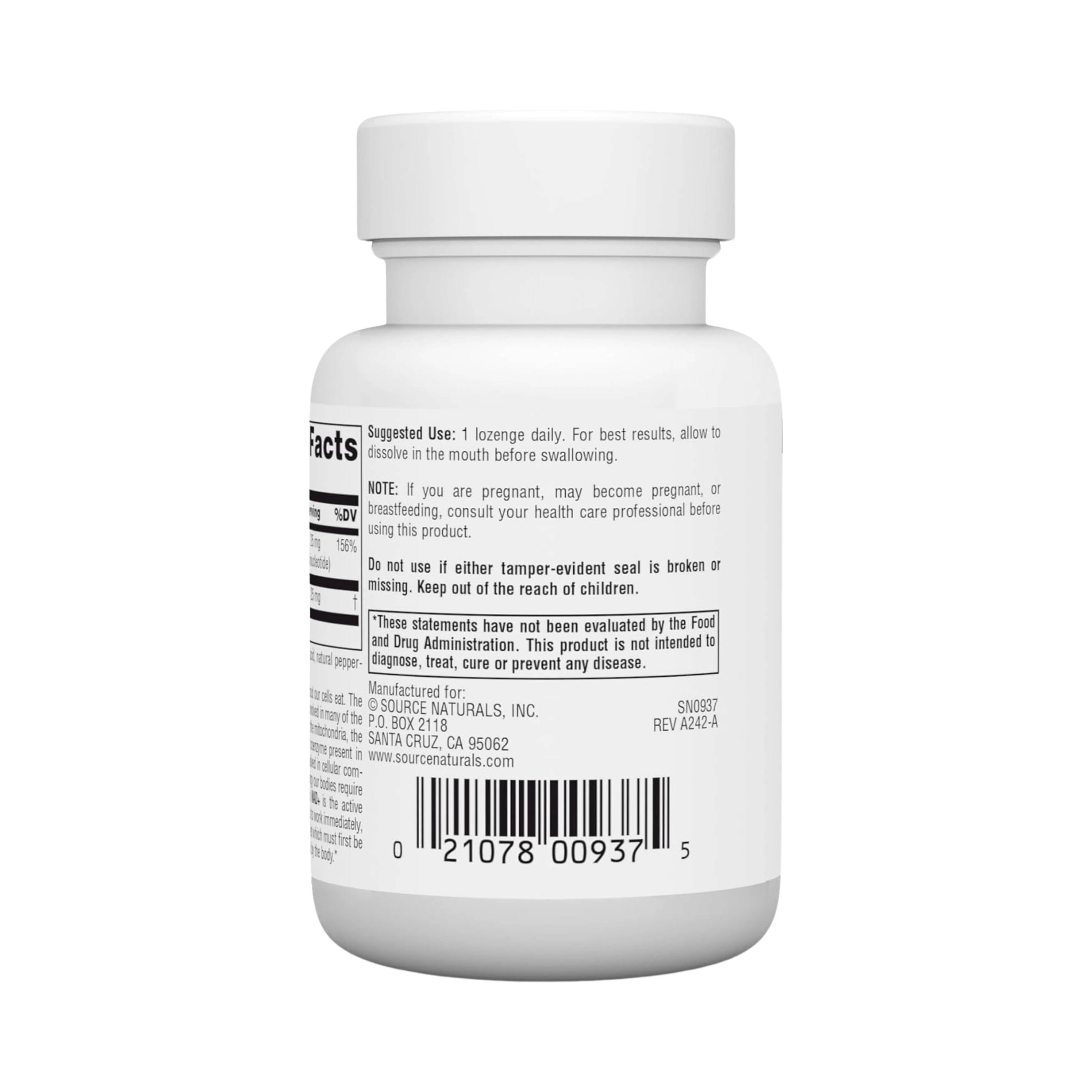 Source Naturals, Coenzymated, B-3, 25 Mg, 60 Peppermint Lozenge