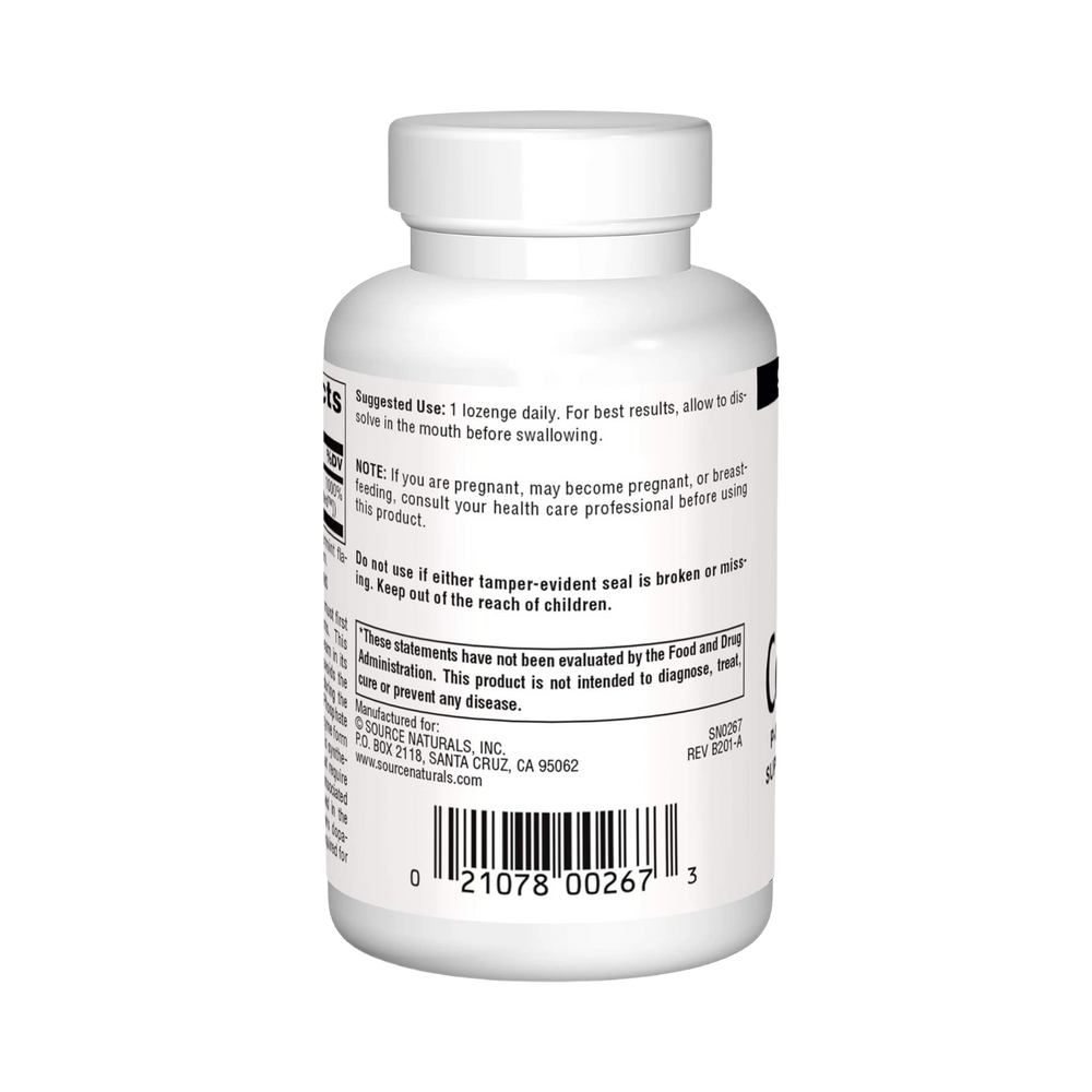 Source Naturals, Coenzymated, B-6, 25 Mg, 120 Peppermint Lozenge