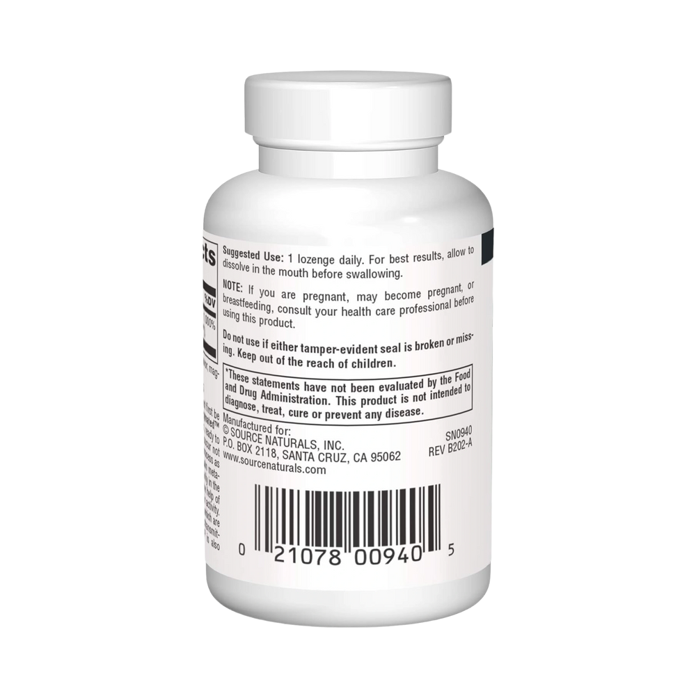 Source Naturals, Coenzymated, B-6, 25 Mg, 30 Peppermint Lozenge