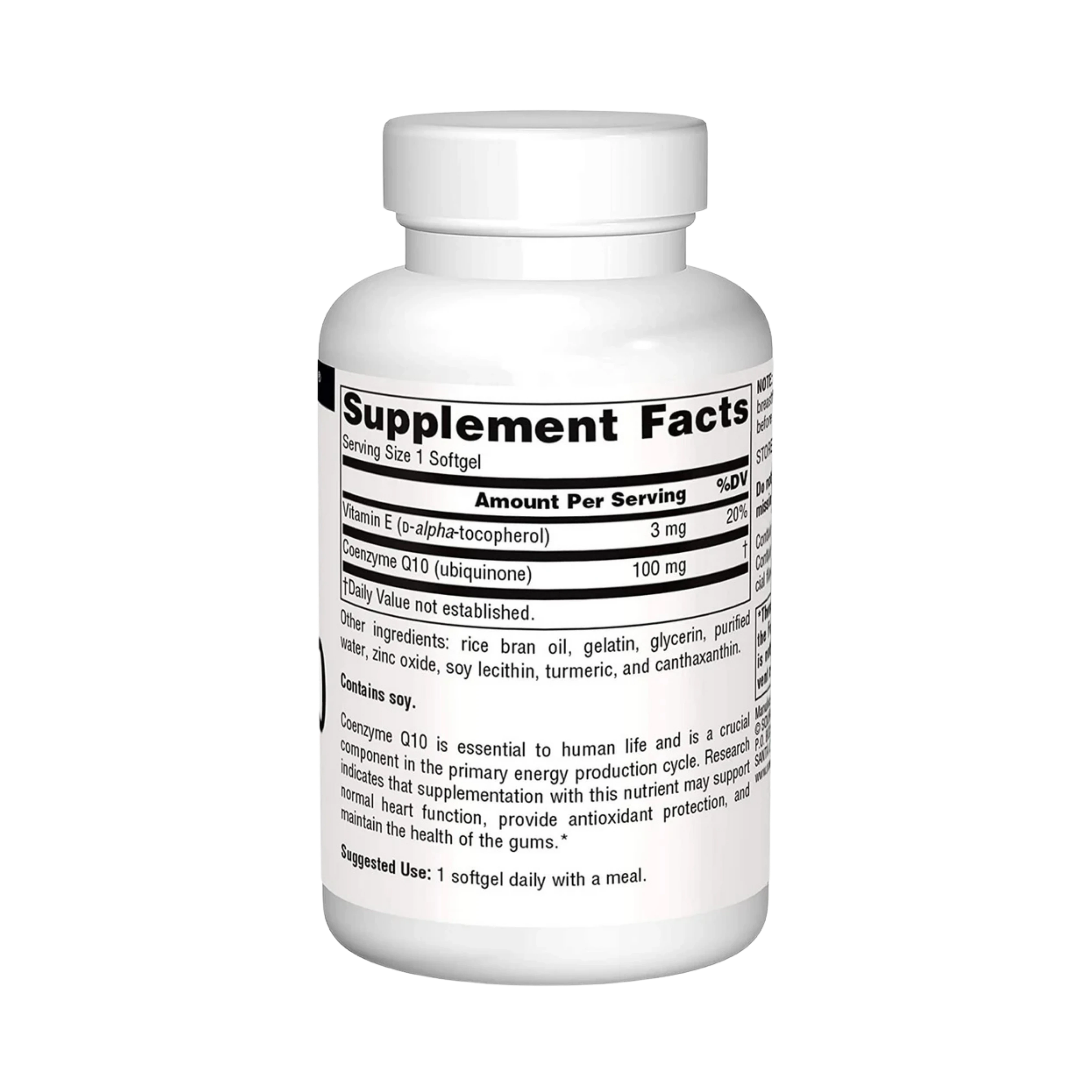 Source Naturals, Coenzyme Q10, 100 Mg, 30 Softgels