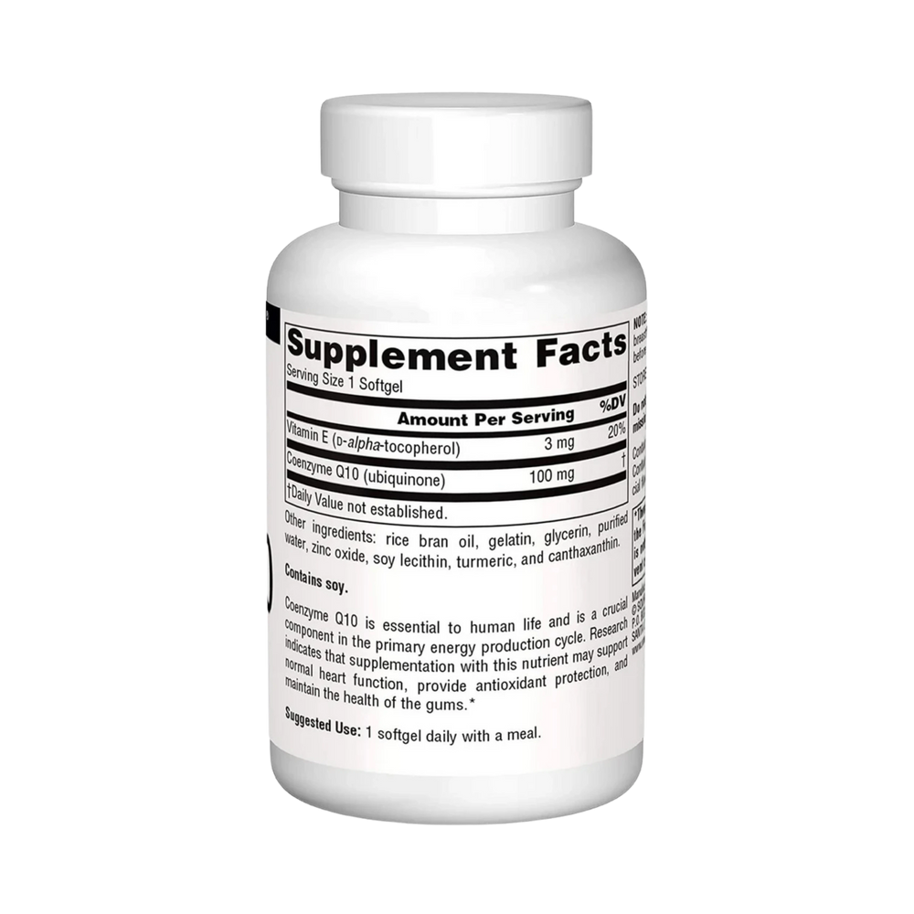 Source Naturals, Coenzyme Q10, 100 Mg, 30 Softgels