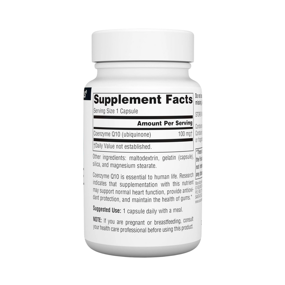 Source Naturals, Coenzyme Q10, 100 Mg, 60 Capsules