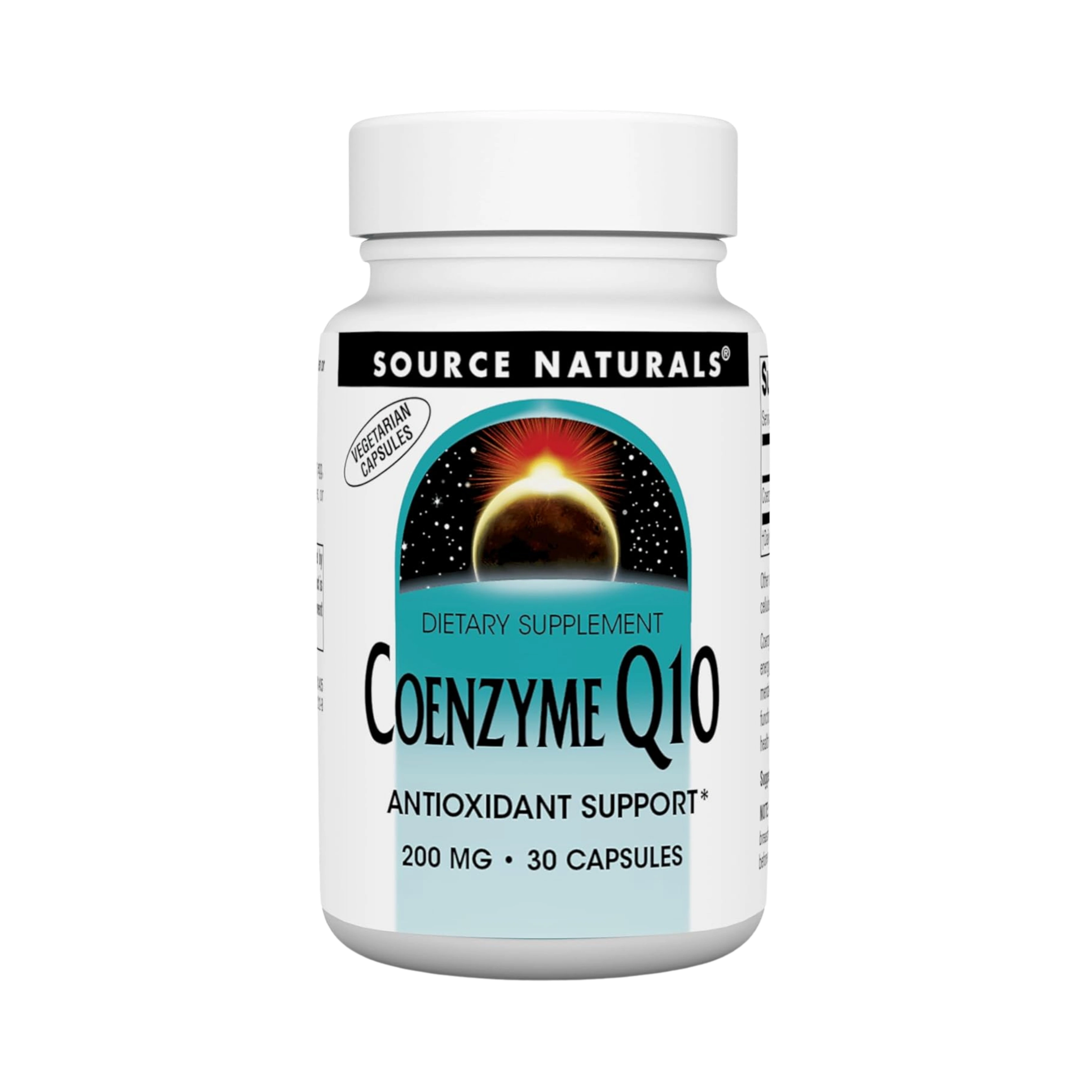 Source Naturals, Coenzyme Q10, 200 Mg, 30 Vegi Capsules