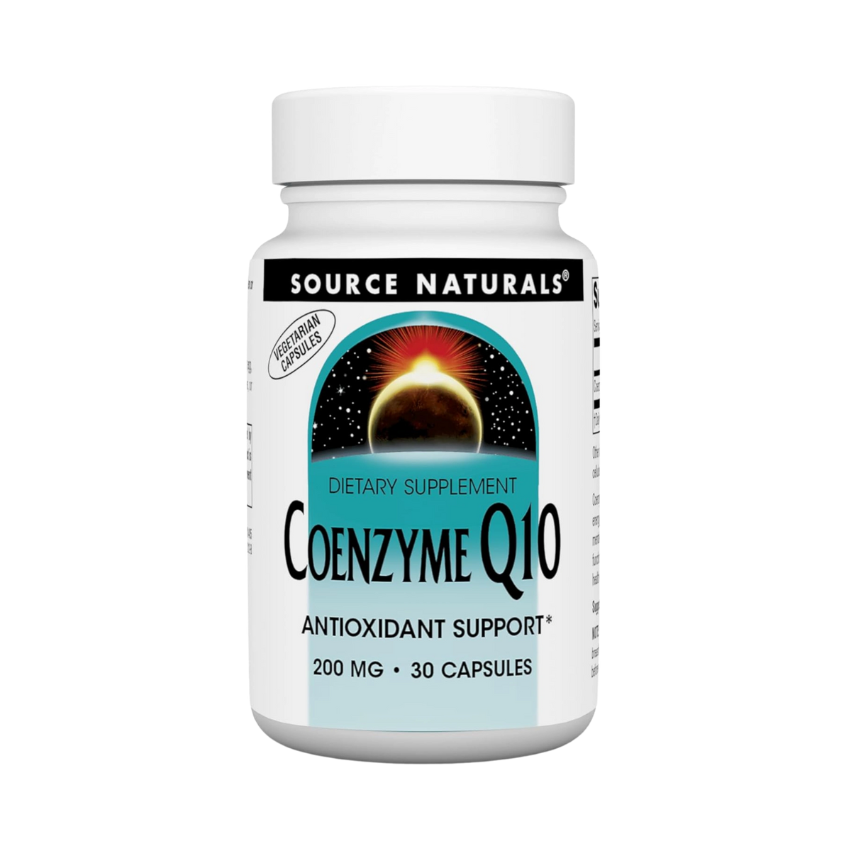 Source Naturals, Coenzyme Q10, 200 Mg, 30 Vegi Capsules