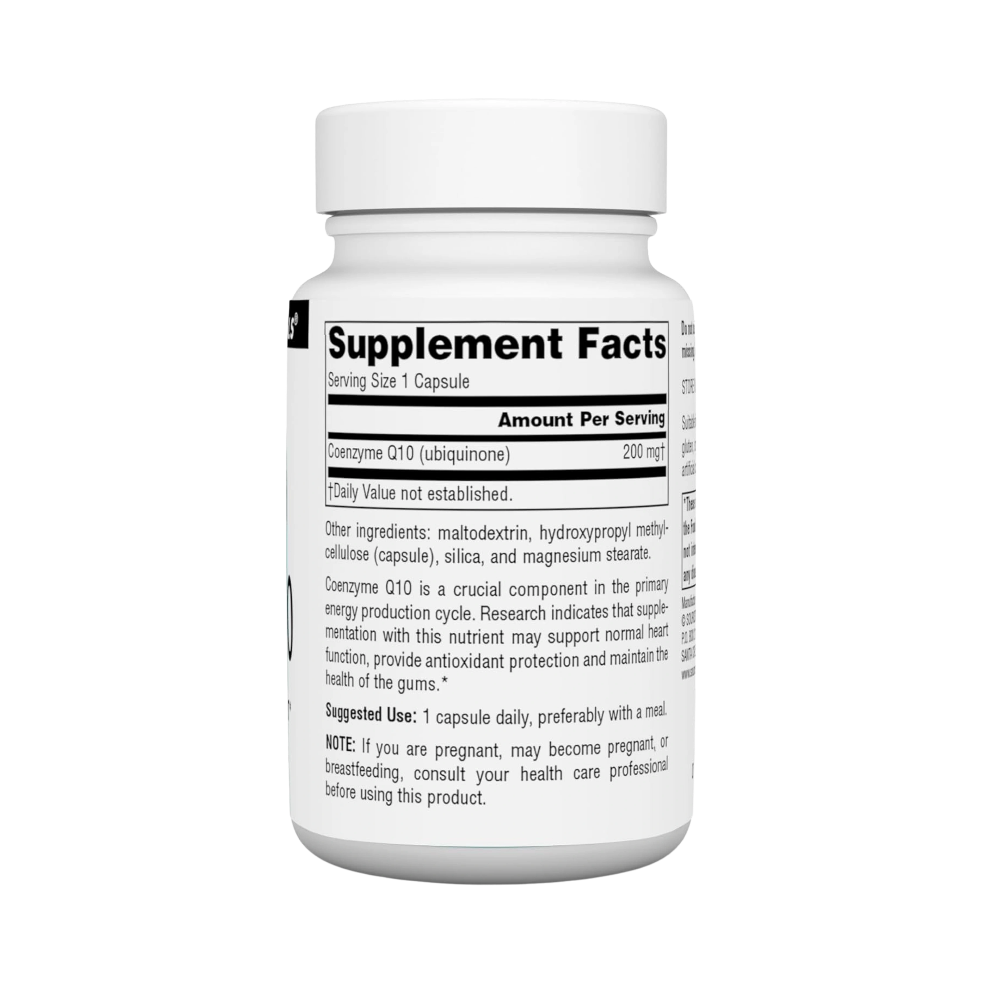 Source Naturals, Coenzyme Q10, 200 Mg, 30 Vegi Capsules
