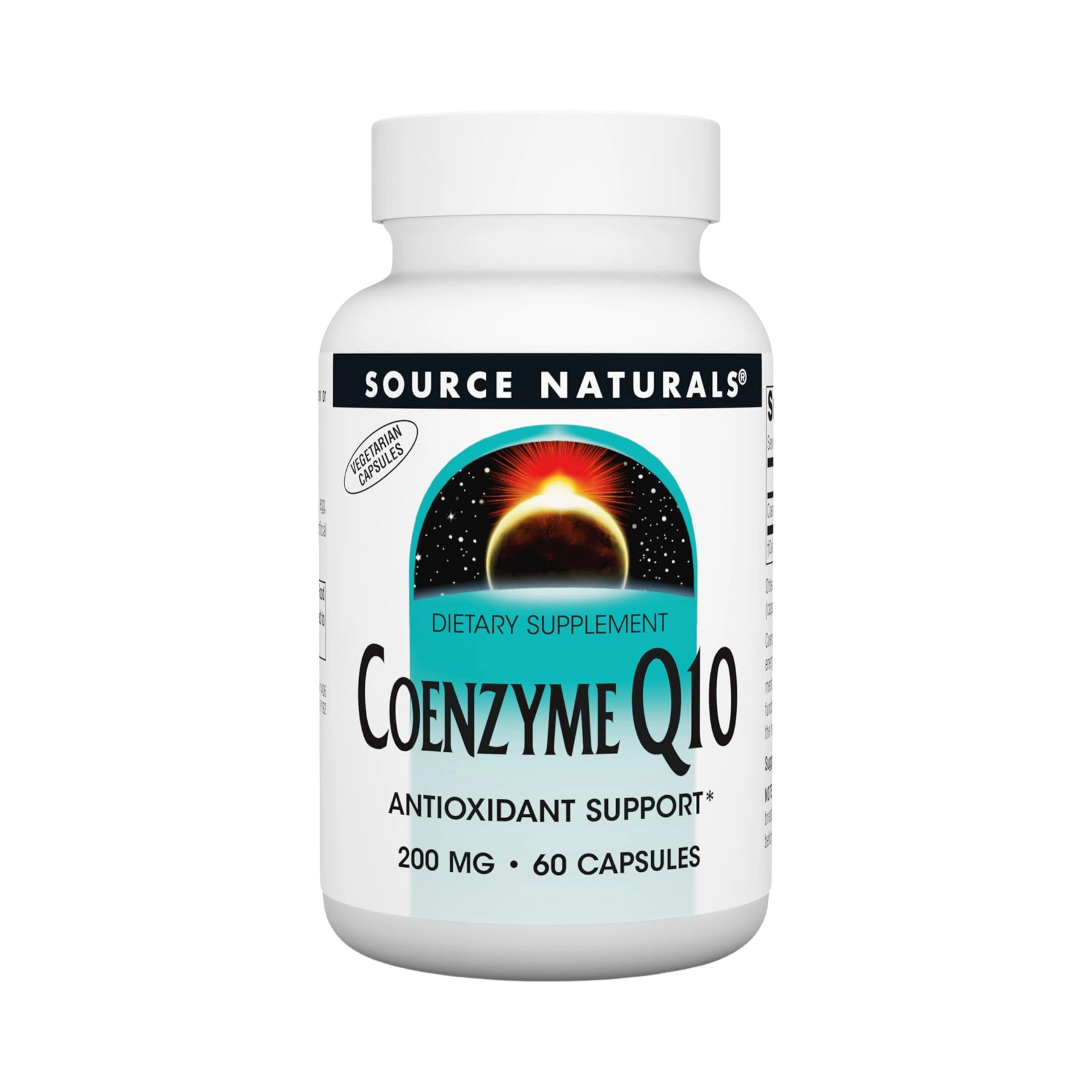 Source Naturals, Coenzyme Q10, 200 Mg, 60 Vegi Capsules
