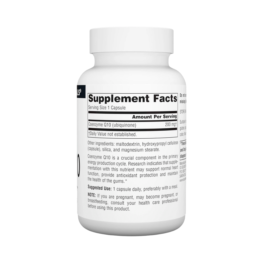 Source Naturals, Coenzyme Q10, 200 Mg, 60 Vegi Capsules