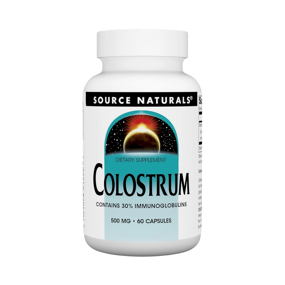 Source Naturals, Colostrum, 500 Mg, 60 Capsules