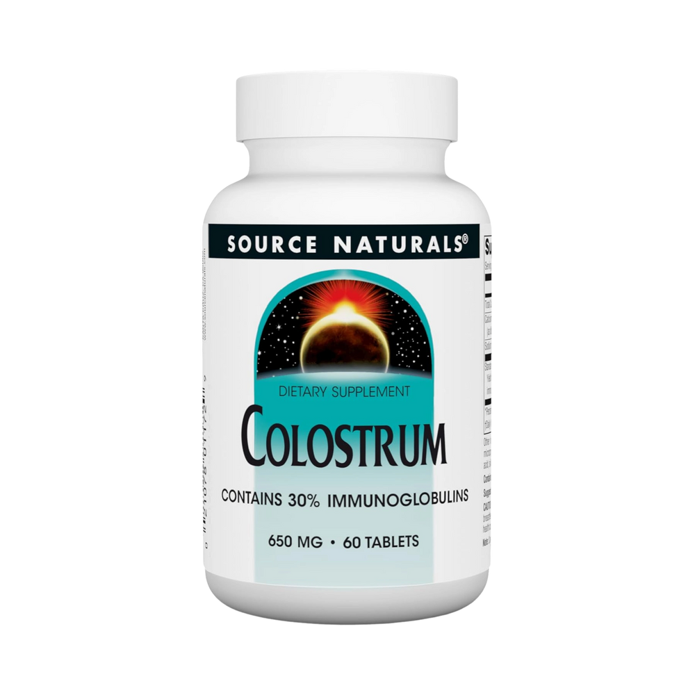 Source Naturals, Colostrum, 650 Mg, 60 Tablets