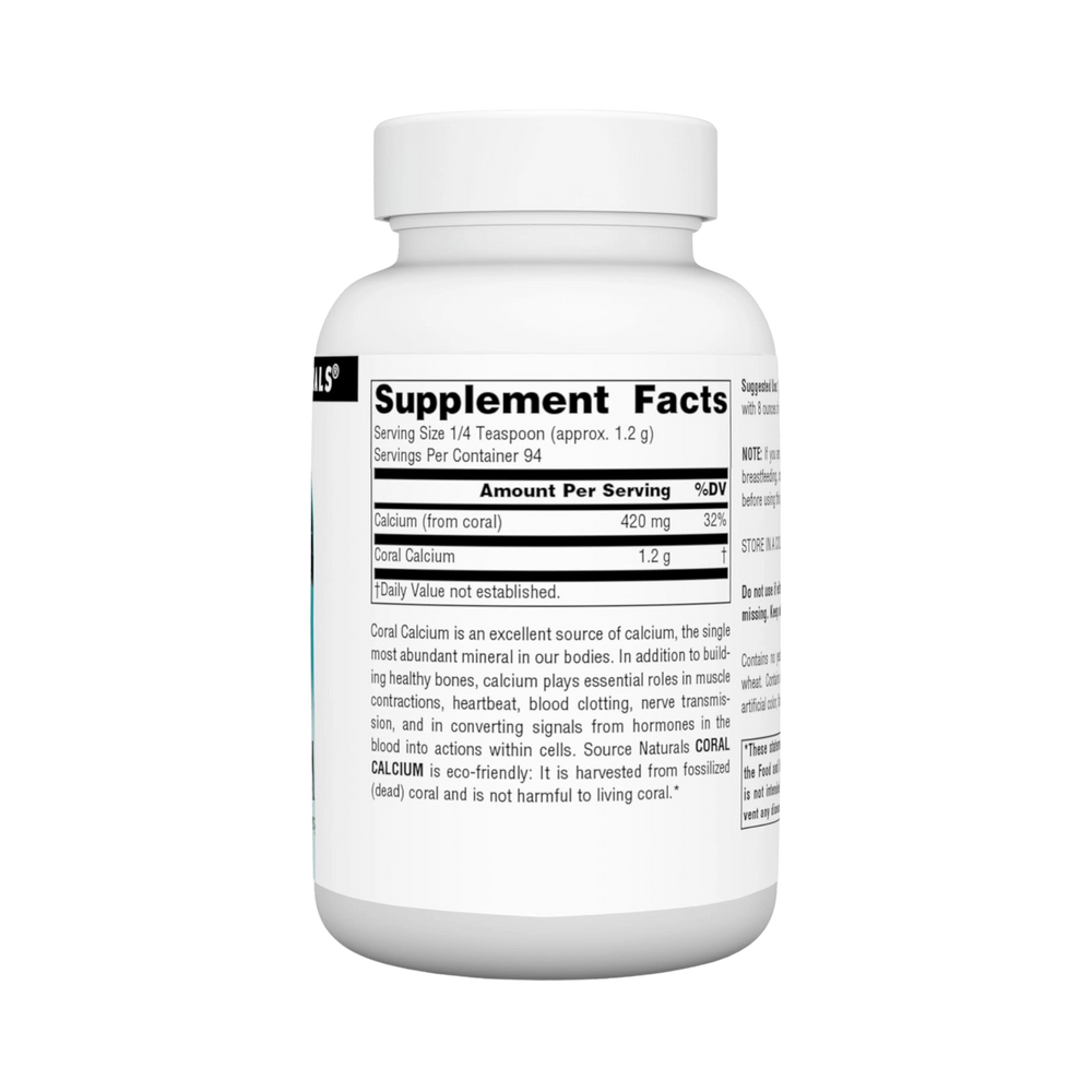 Source Naturals, Coral Calcium, 4 Oz Powder