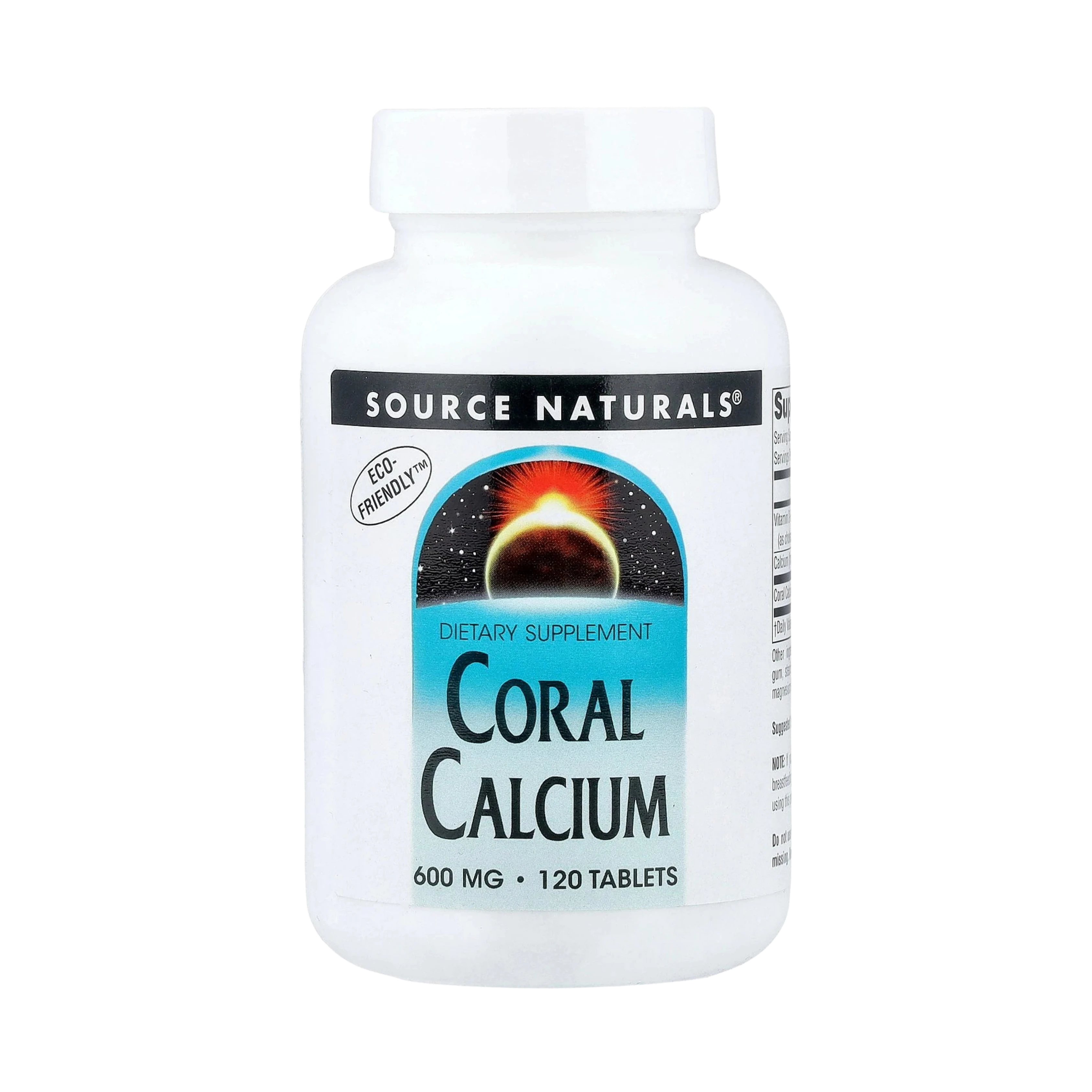 Source Naturals, Coral Calcium, 600 Mg, 120 Tablets