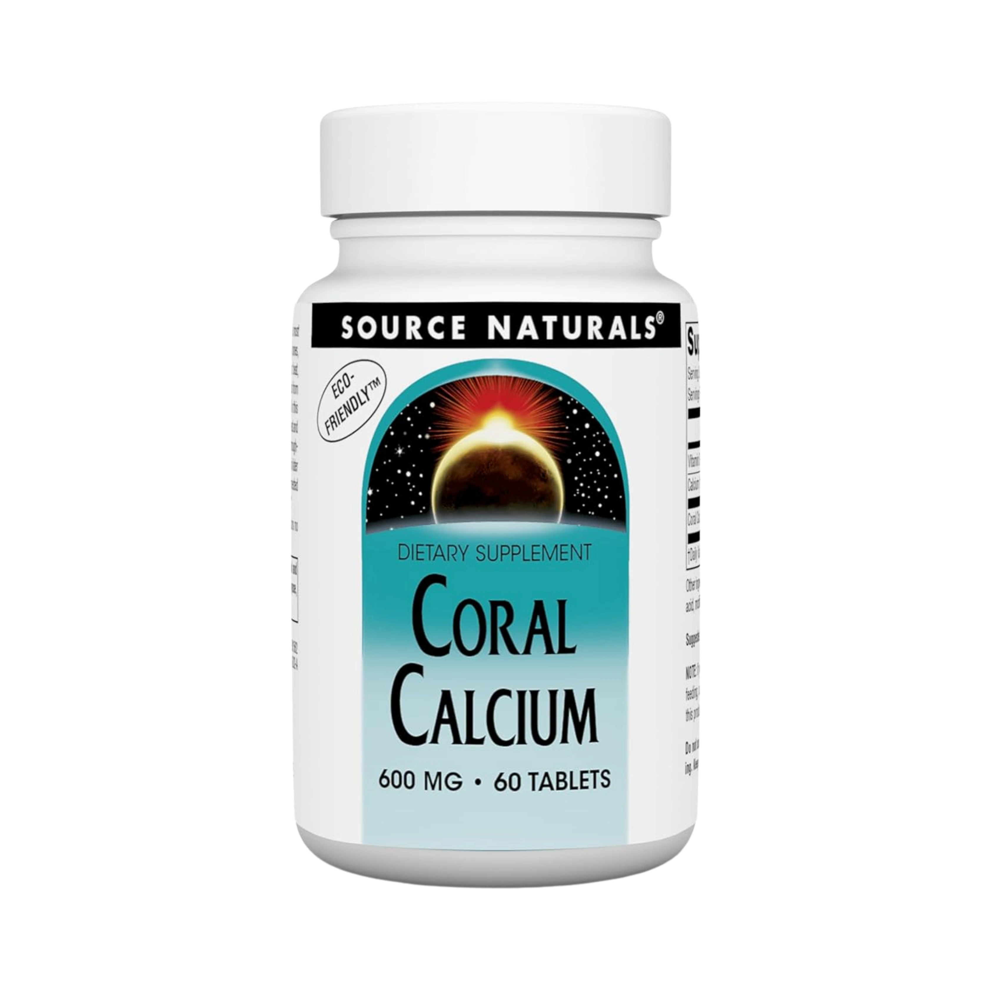 Source Naturals, Coral Calcium, 600 Mg, 60 Tablets