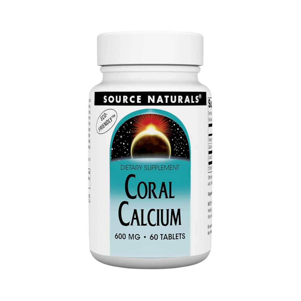 Source Naturals, Coral Calcium, 600 Mg, 60 Tablets