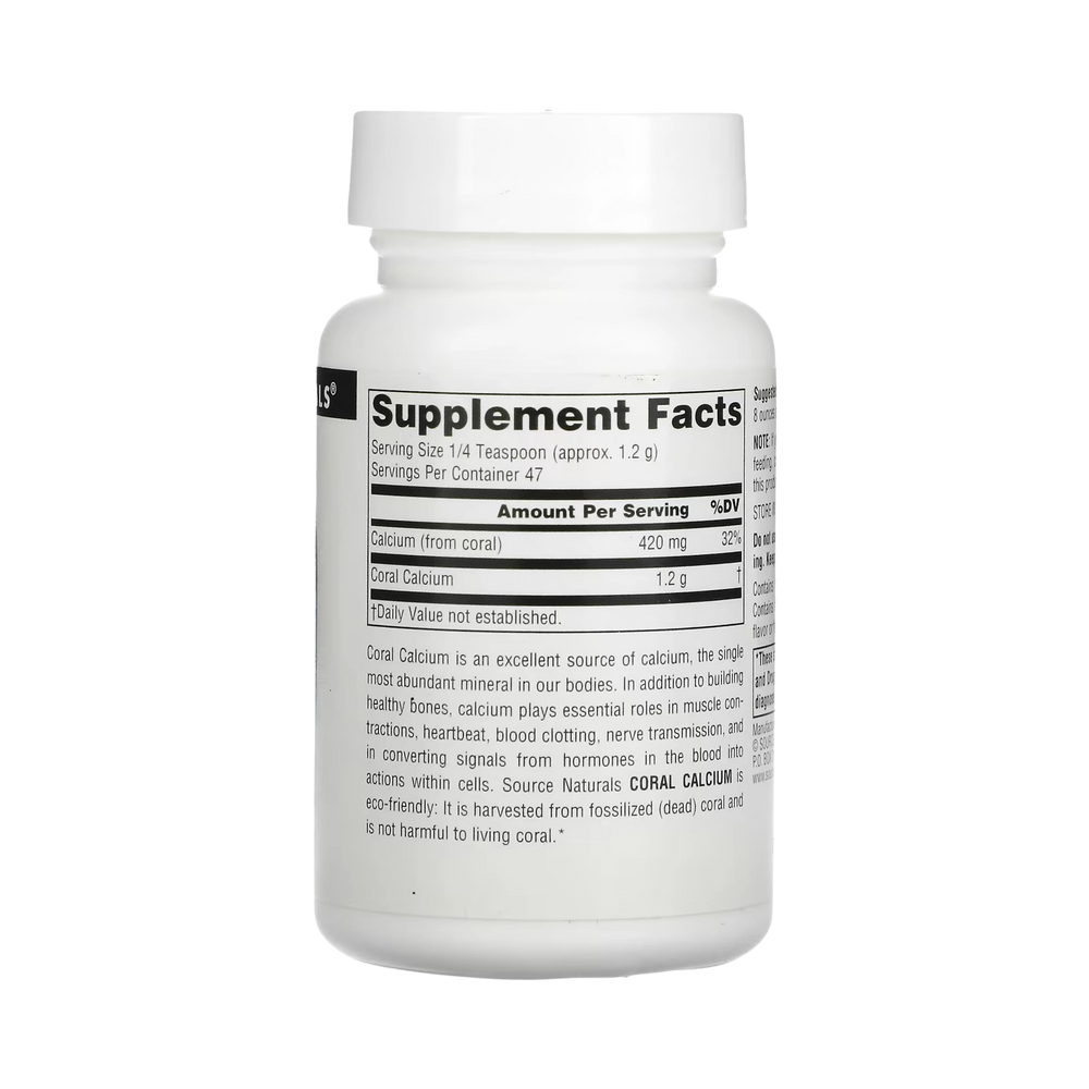 Source Naturals, Coral Calcium, 8 Oz Powder